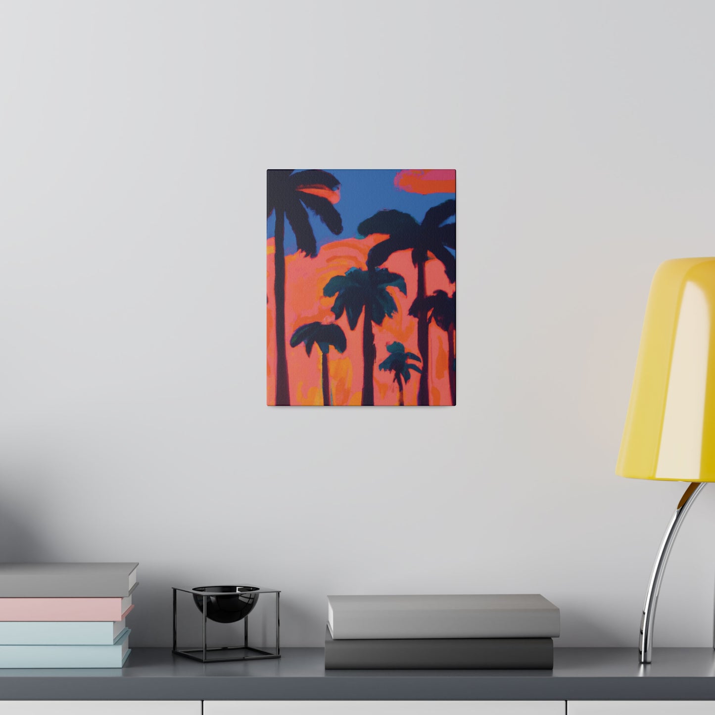 3239C - Miami Beach Sunset Painting Print | Miami | Beach | Sunset | Poster | Home Decor | Wall Art | Canvas