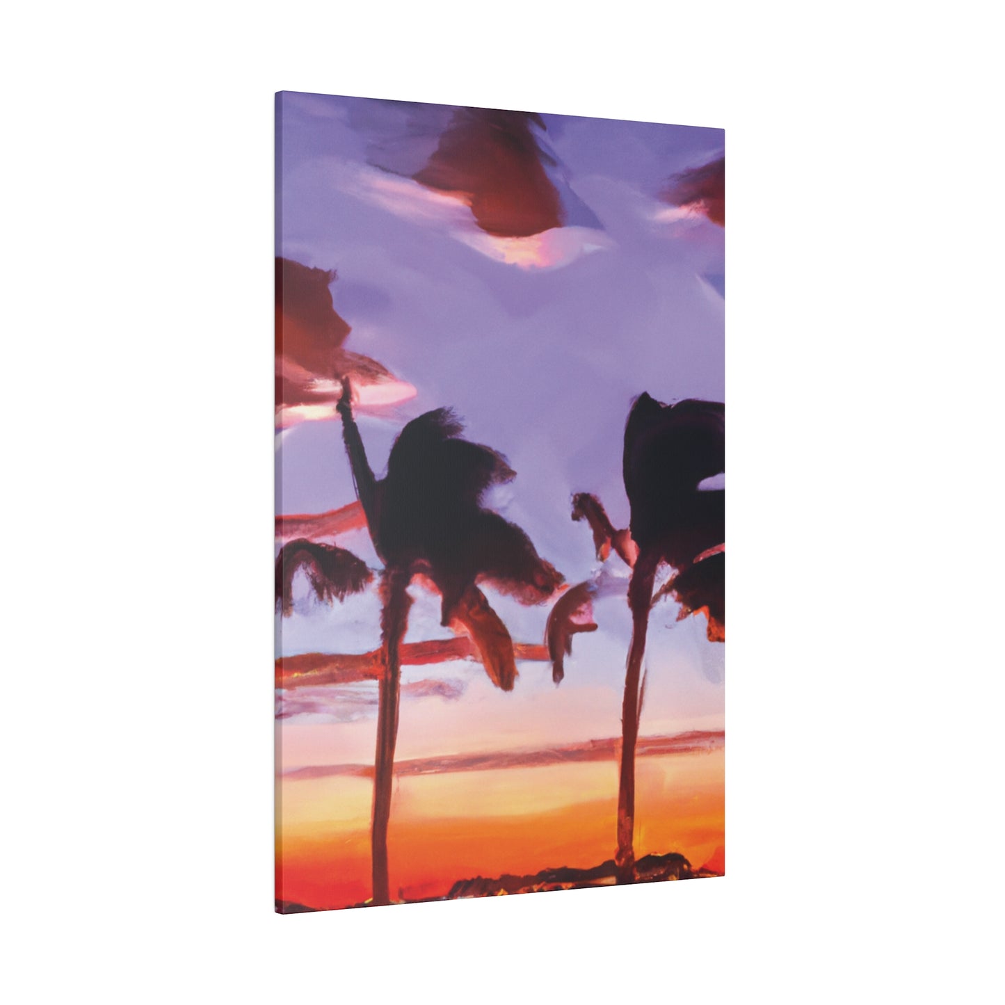 7491X - Miami Beach Sunset Painting Print | Miami | Beach | Sunset | Poster | Home Decor | Wall Art | Canvas