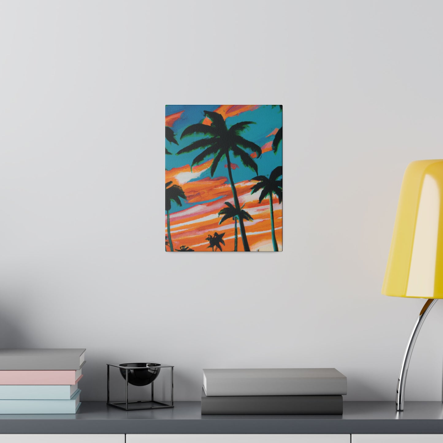 4895G - Miami Beach Sunset Painting Print | Miami | Beach | Sunset | Poster | Home Decor | Wall Art | Canvas