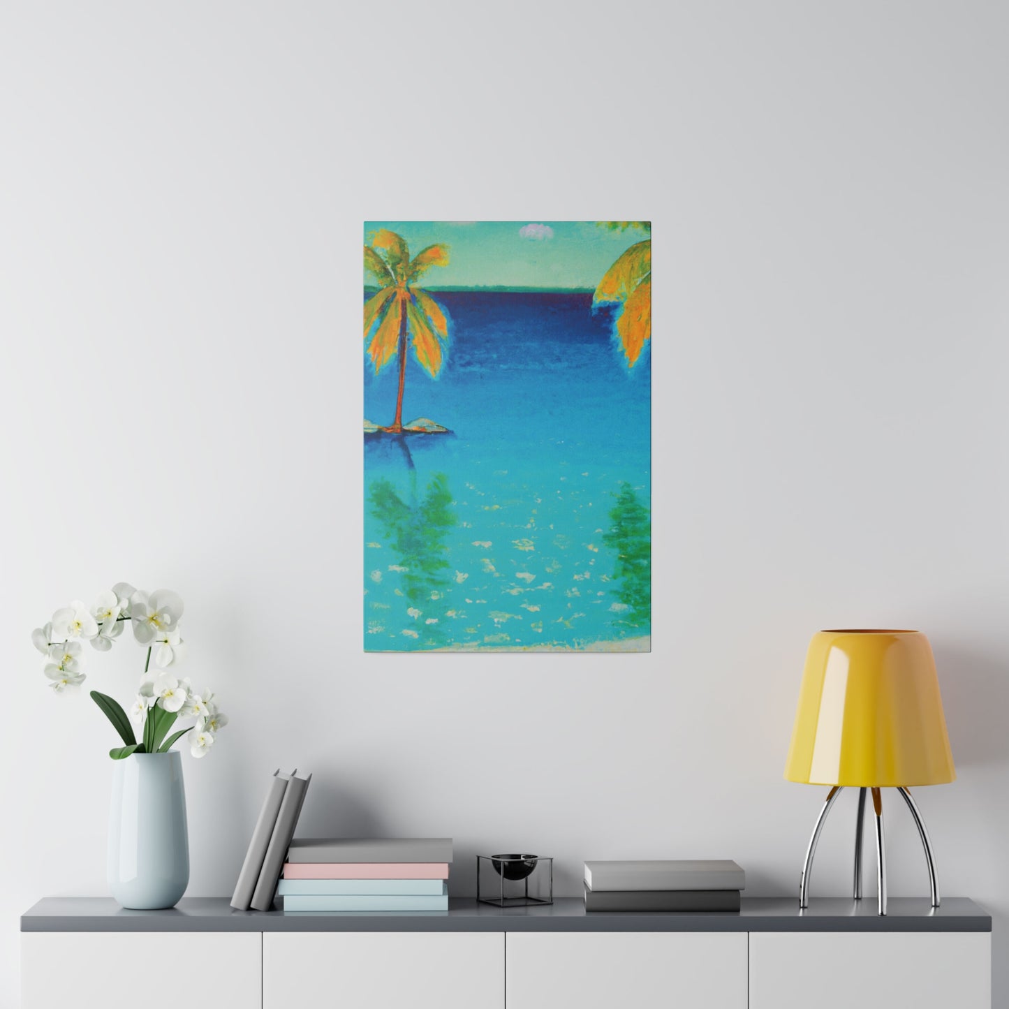 9234A - Bahamas Ocean Painting Print | Bahamas | Ocean | Beach | Poster | Home Decor | Wall Art | Canvas