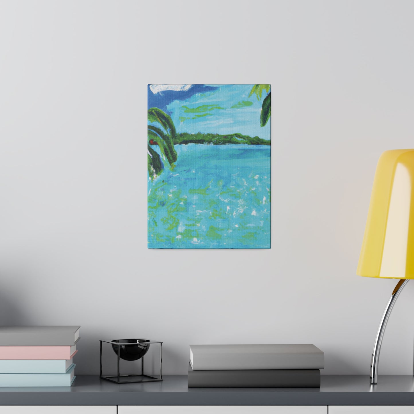 2143W - Bahamas Ocean Painting Print | Bahamas | Ocean | Beach | Poster | Home Decor | Wall Art | Canvas