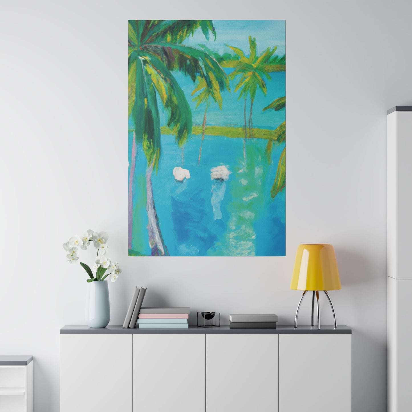 5643X - Bahamas Ocean Painting Print | Bahamas | Ocean | Beach | Poster | Home Decor | Wall Art | Canvas