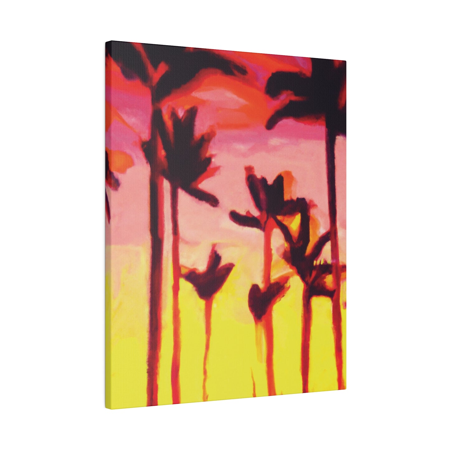 2249A - Miami Beach Sunset Painting Print | Miami | Beach | Sunset | Poster | Home Decor | Wall Art | Canvas