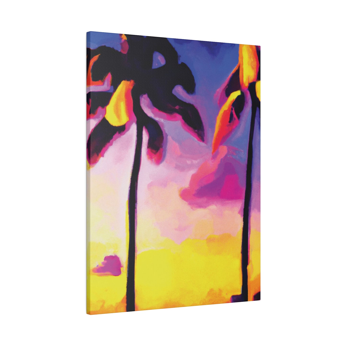 839P - Miami Beach Sunset Painting Print | Miami | Beach | Sunset | Poster | Home Decor | Wall Art | Canvas