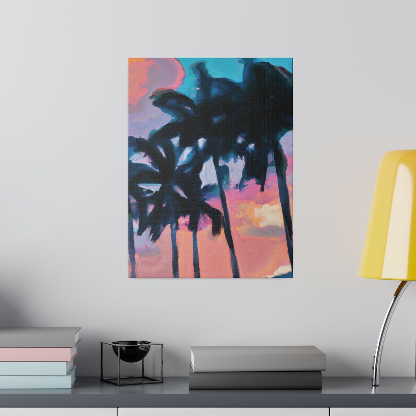 7234X - Miami Beach Sunset Painting Print | Miami | Beach | Sunset | Poster | Home Decor | Wall Art | Canvas