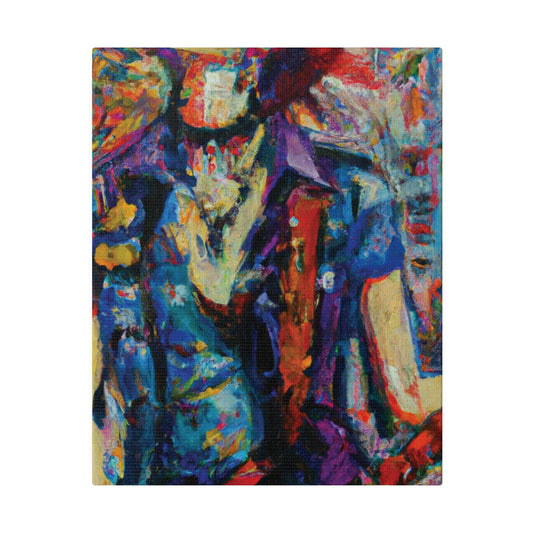 9667F - Rockstar Oil Painting Style Print | Poster | Home Decor | Wall Art | Music Art | Canvas