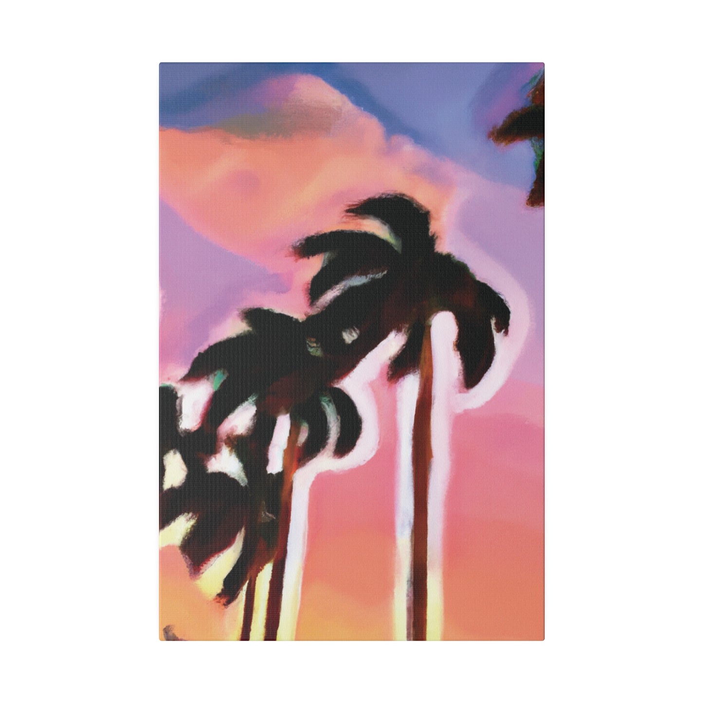 3563H - Miami Beach Sunset Painting Print | Miami | Beach | Sunset | Poster | Home Decor | Wall Art | Canvas