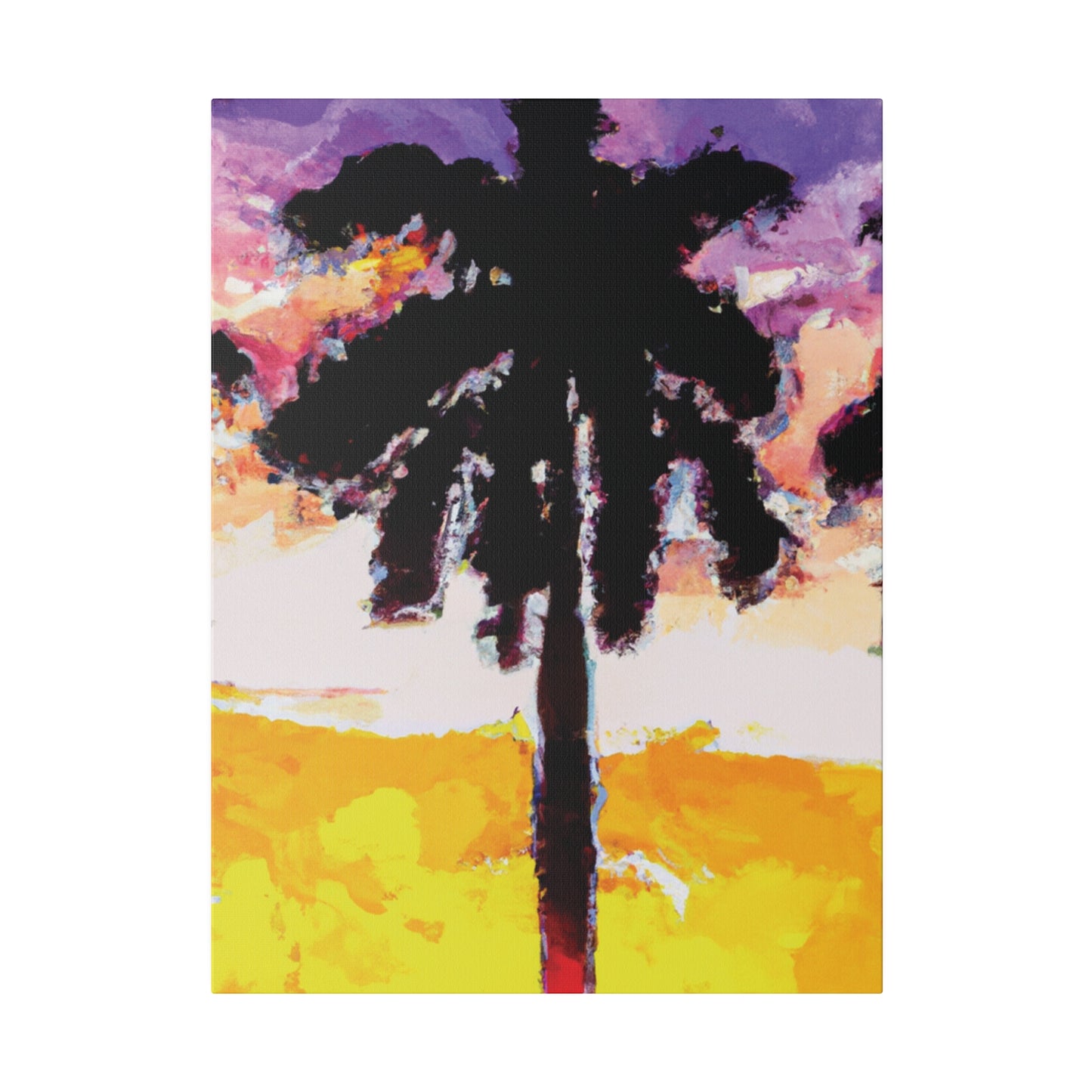 6392A - Miami Beach Sunset Painting Print | Miami | Beach | Sunset | Poster | Home Decor | Wall Art | Canvas