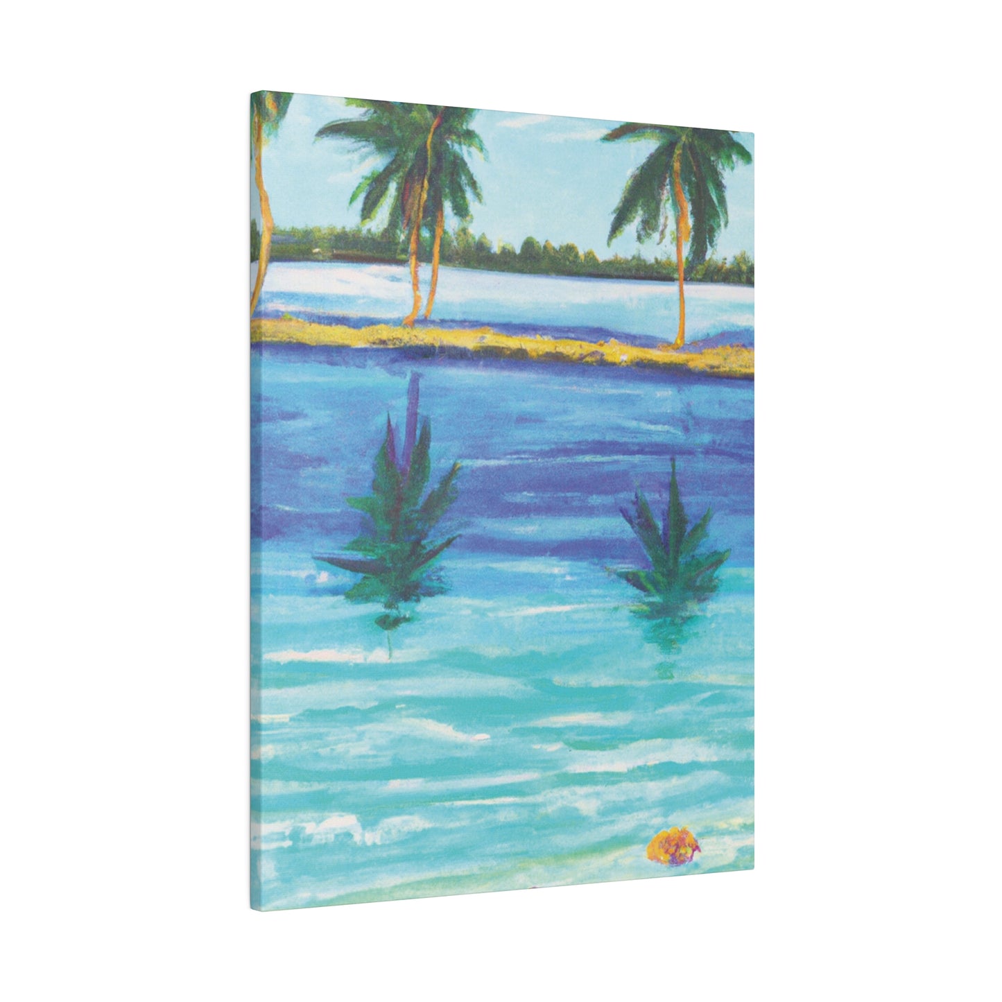 9768P - Bahamas Ocean Painting Print | Bahamas | Ocean | Beach | Poster | Home Decor | Wall Art | Canvas