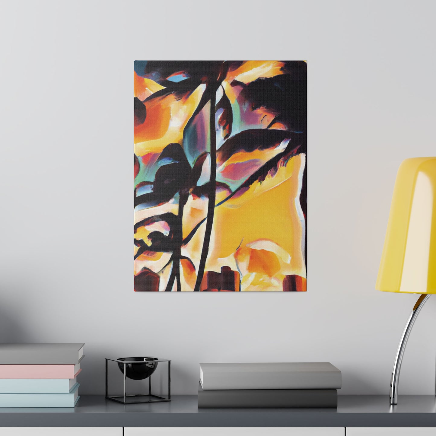 7343H - Miami Beach Sunset Painting Print | Miami | Beach | Sunset | Poster | Home Decor | Wall Art | Canvas