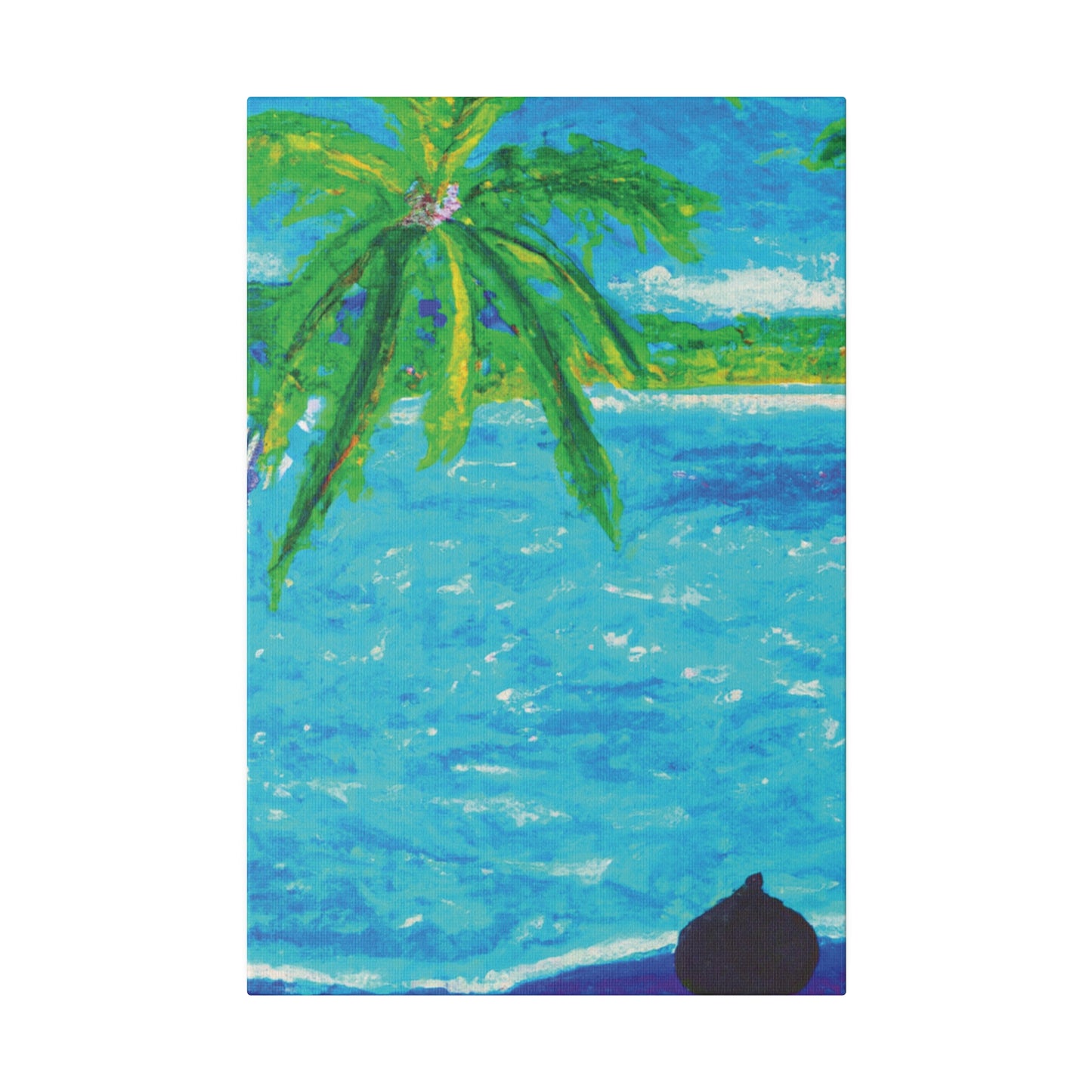 7355H - Bahamas Ocean Painting Print | Bahamas | Ocean | Beach | Poster | Home Decor | Wall Art | Canvas