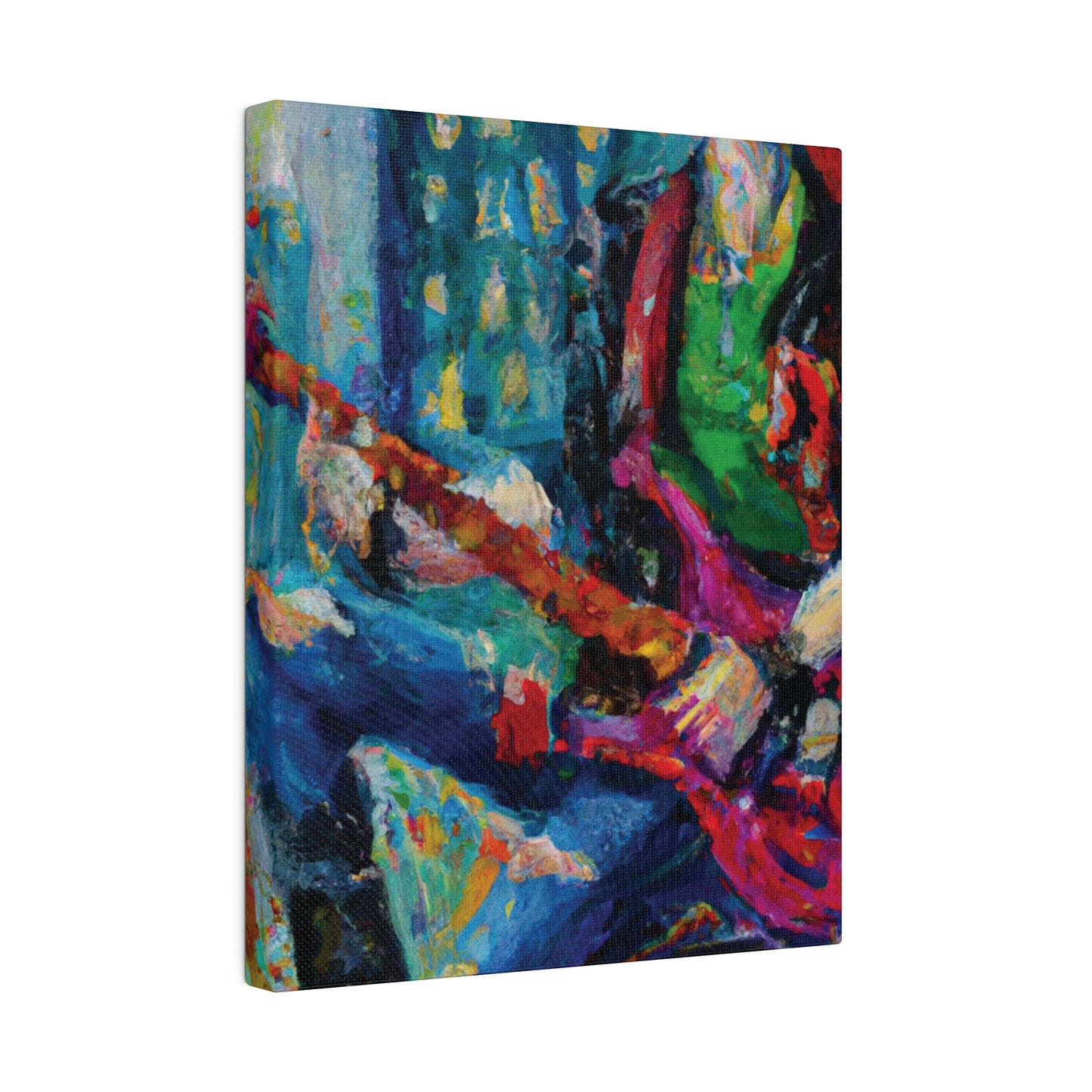 5937P - Rockstar Oil Painting Style Print | Poster | Home Decor | Wall Art | Music Art | Canvas