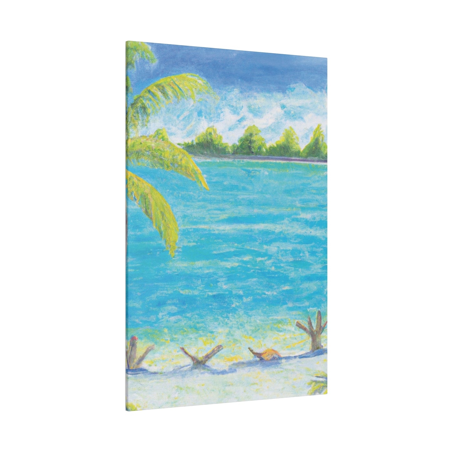 3007D - Bahamas Ocean Painting Print | Bahamas | Ocean | Beach | Poster | Home Decor | Wall Art | Canvas