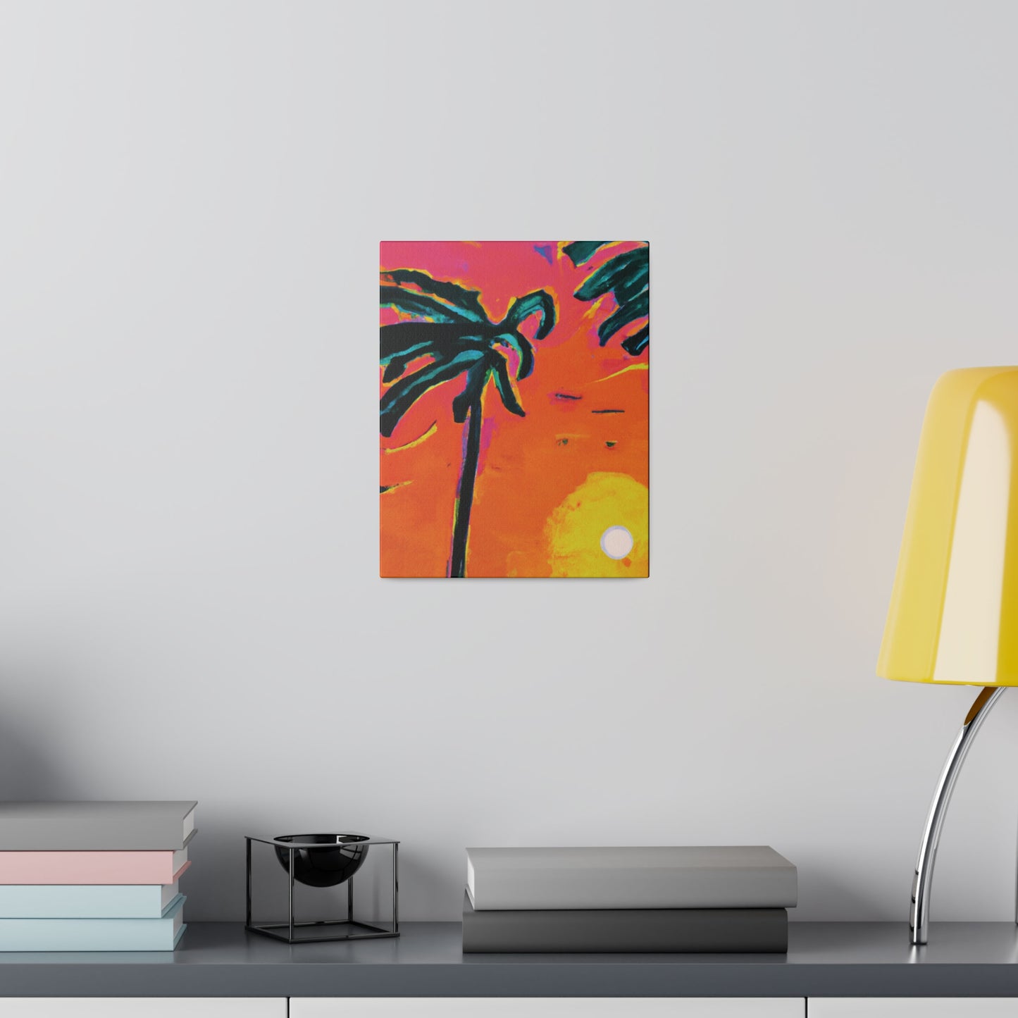 7273U - Miami Beach Sunset Painting Print | Miami | Beach | Sunset | Poster | Home Decor | Wall Art | Canvas