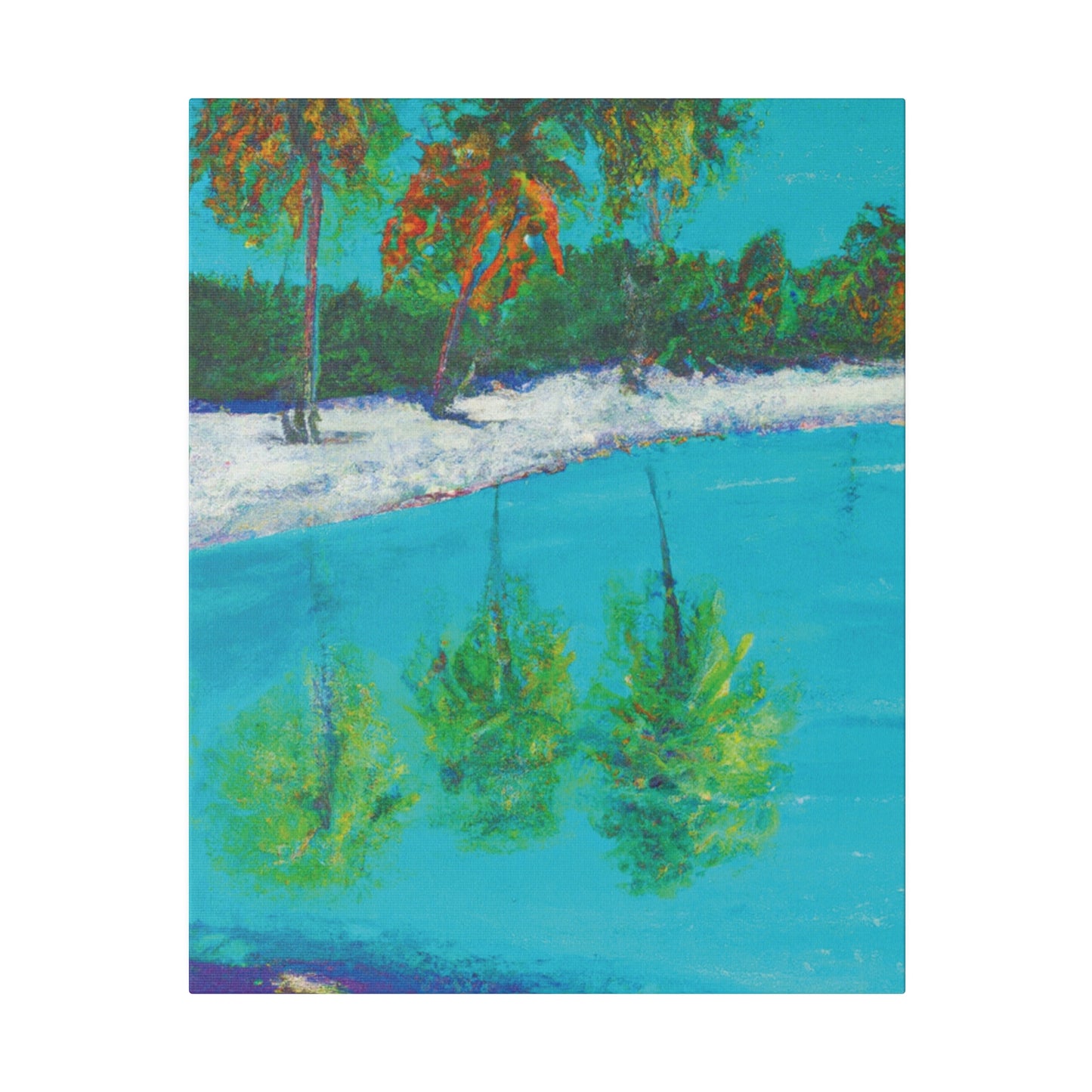 8297H - Bahamas Ocean Painting Print | Bahamas | Ocean | Beach | Poster | Home Decor | Wall Art | Canvas