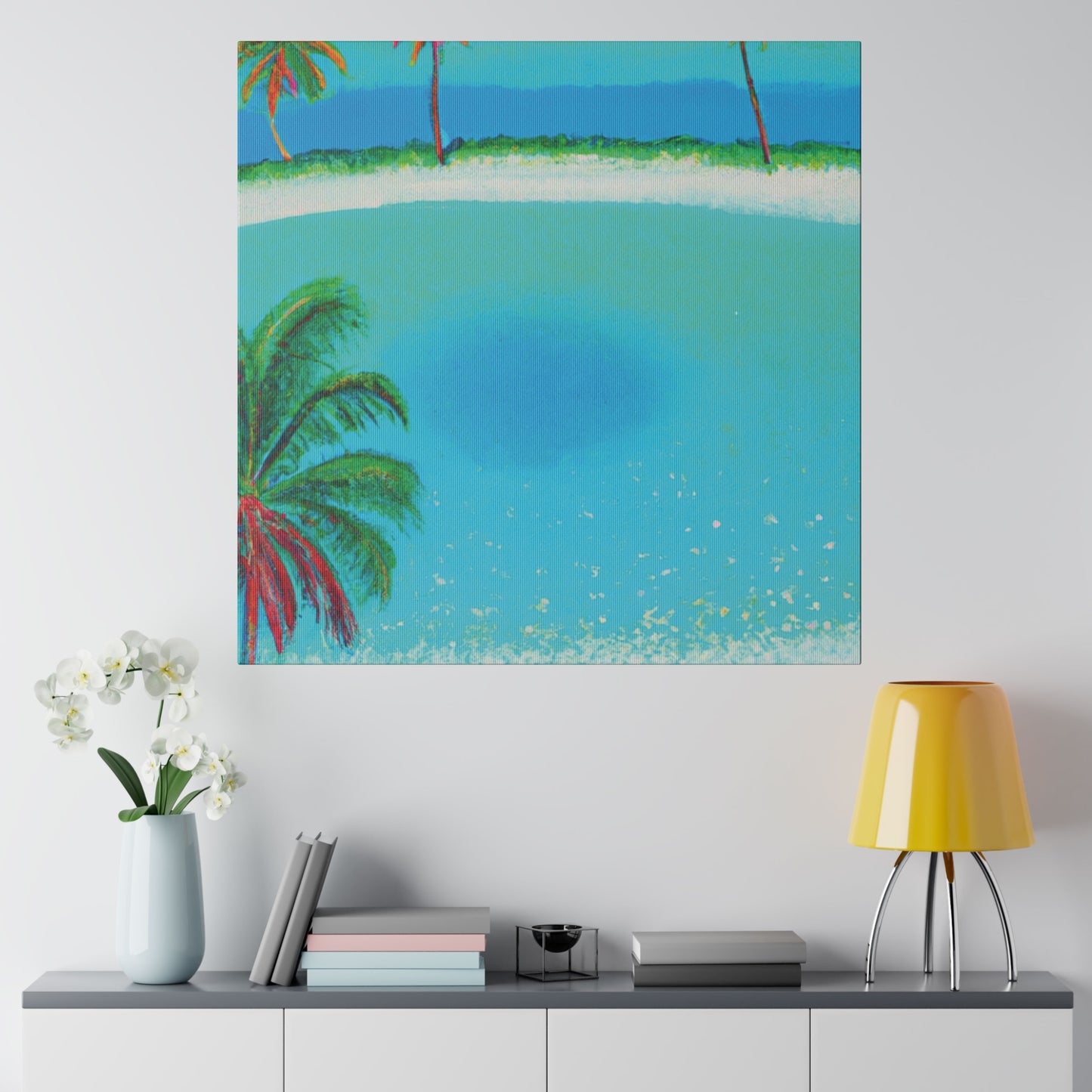 2198G - Bahamas Ocean Painting Print | Bahamas | Ocean | Beach | Poster | Home Decor | Wall Art | Canvas