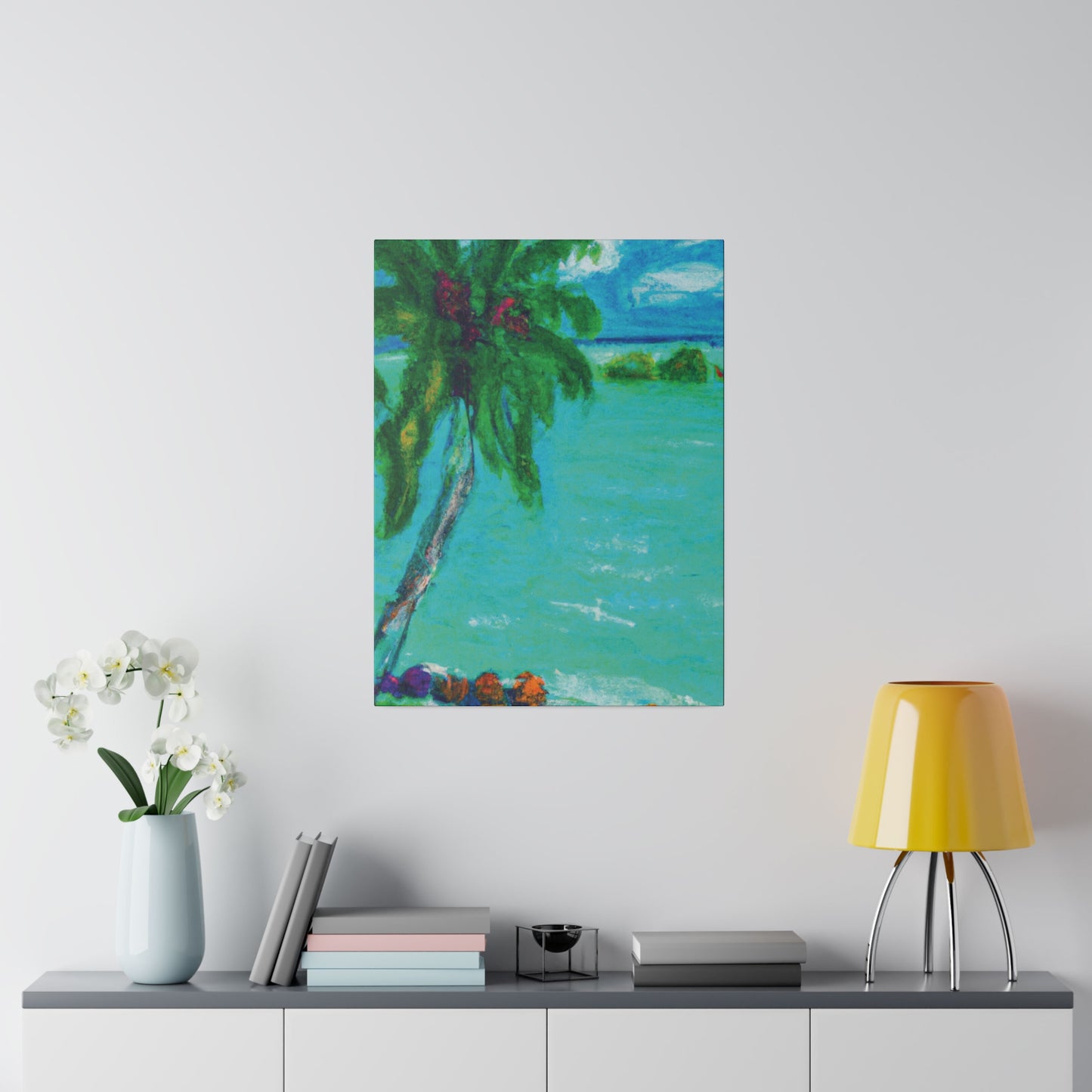 8864T - Bahamas Ocean Painting Print | Bahamas | Ocean | Beach | Poster | Home Decor | Wall Art | Canvas