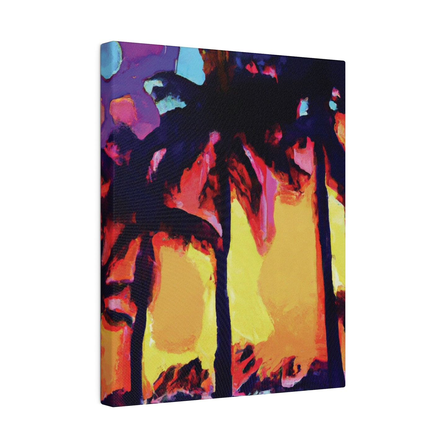 7278A - Miami Beach Sunset Painting Print | Miami | Beach | Sunset | Poster | Home Decor | Wall Art | Canvas