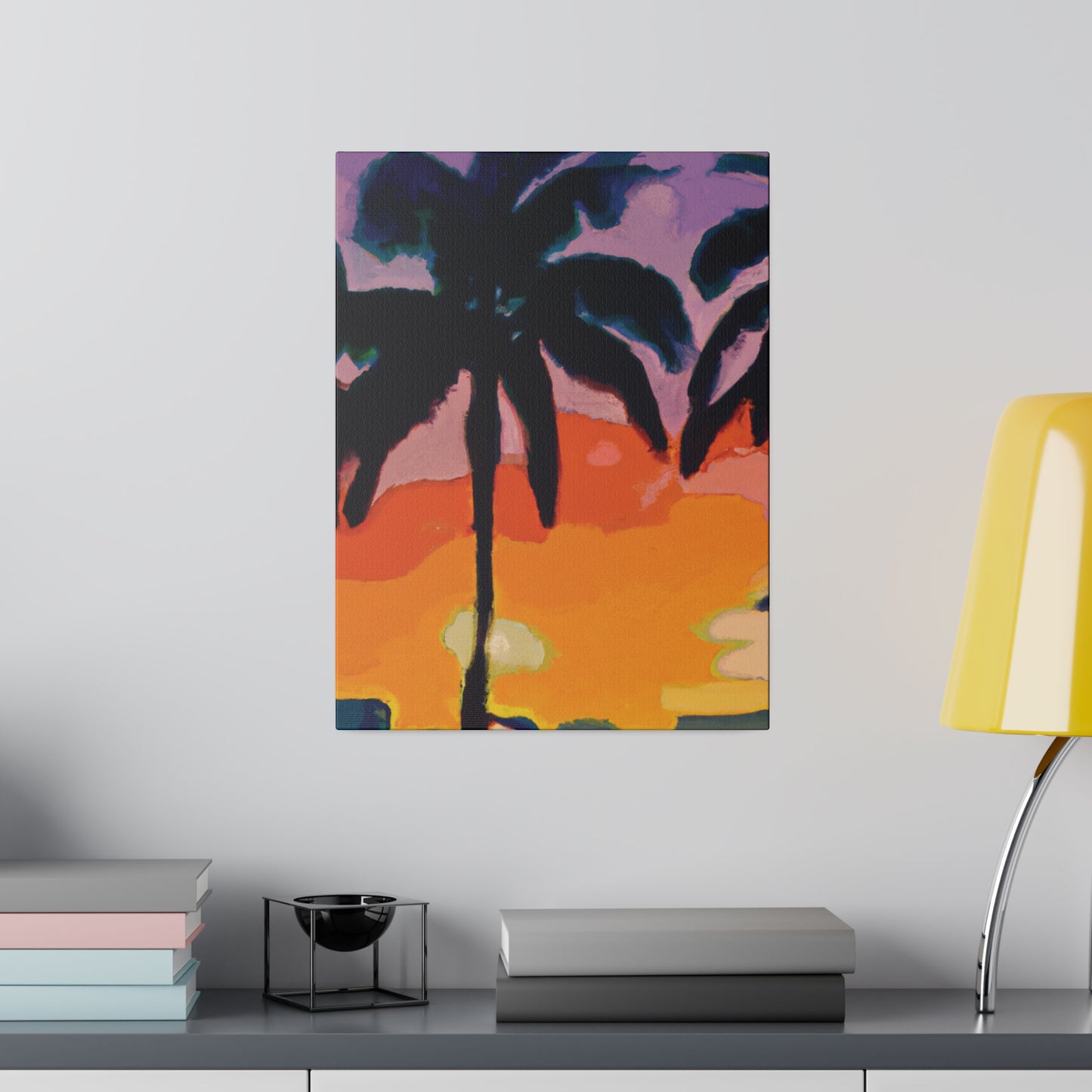 7875Z - Miami Beach Sunset Painting Print | Miami | Beach | Sunset | Poster | Home Decor | Wall Art | Canvas