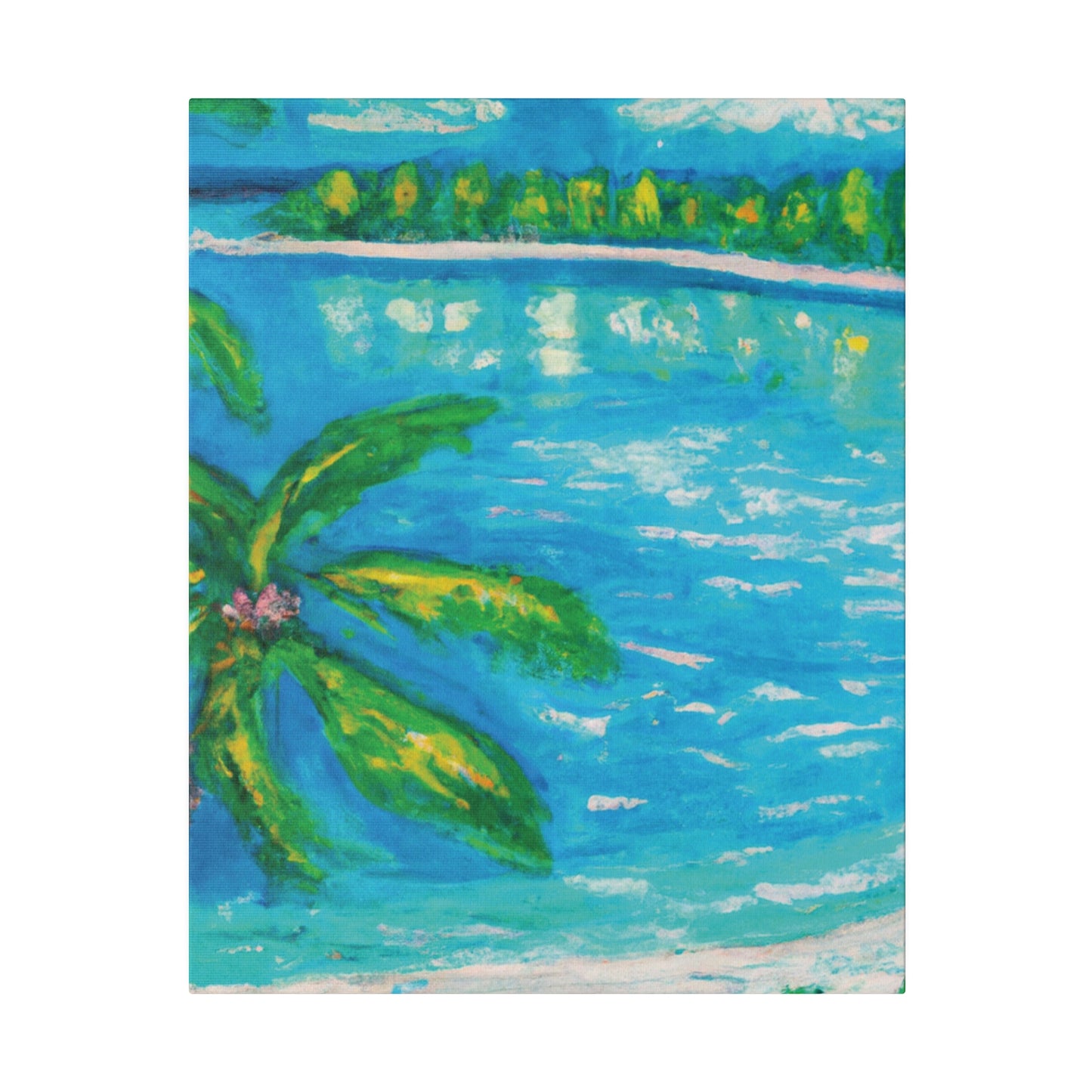 8776T - Bahamas Ocean Painting Print | Bahamas | Ocean | Beach | Poster | Home Decor | Wall Art | Canvas