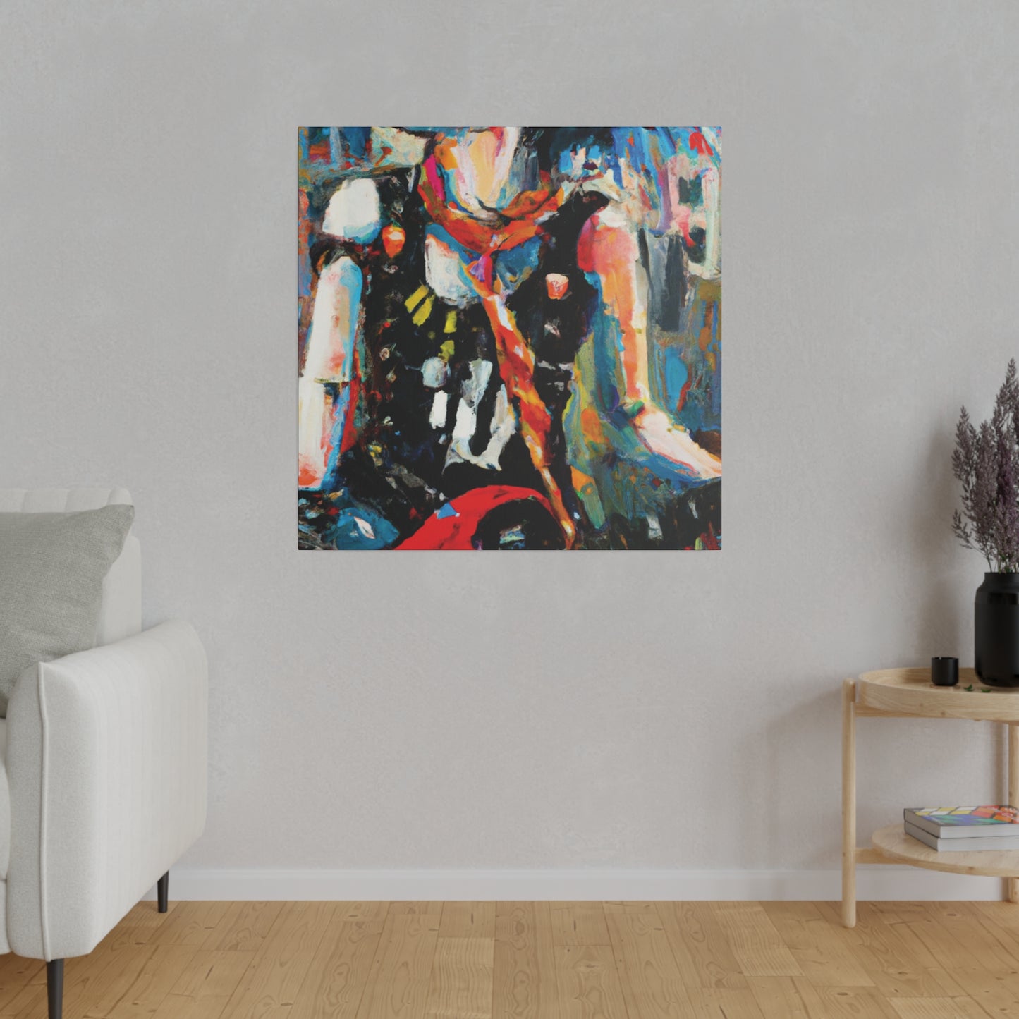 7179U - Rockstar Oil Painting Style Print | Poster | Home Decor | Wall Art | Music Art | Canvas