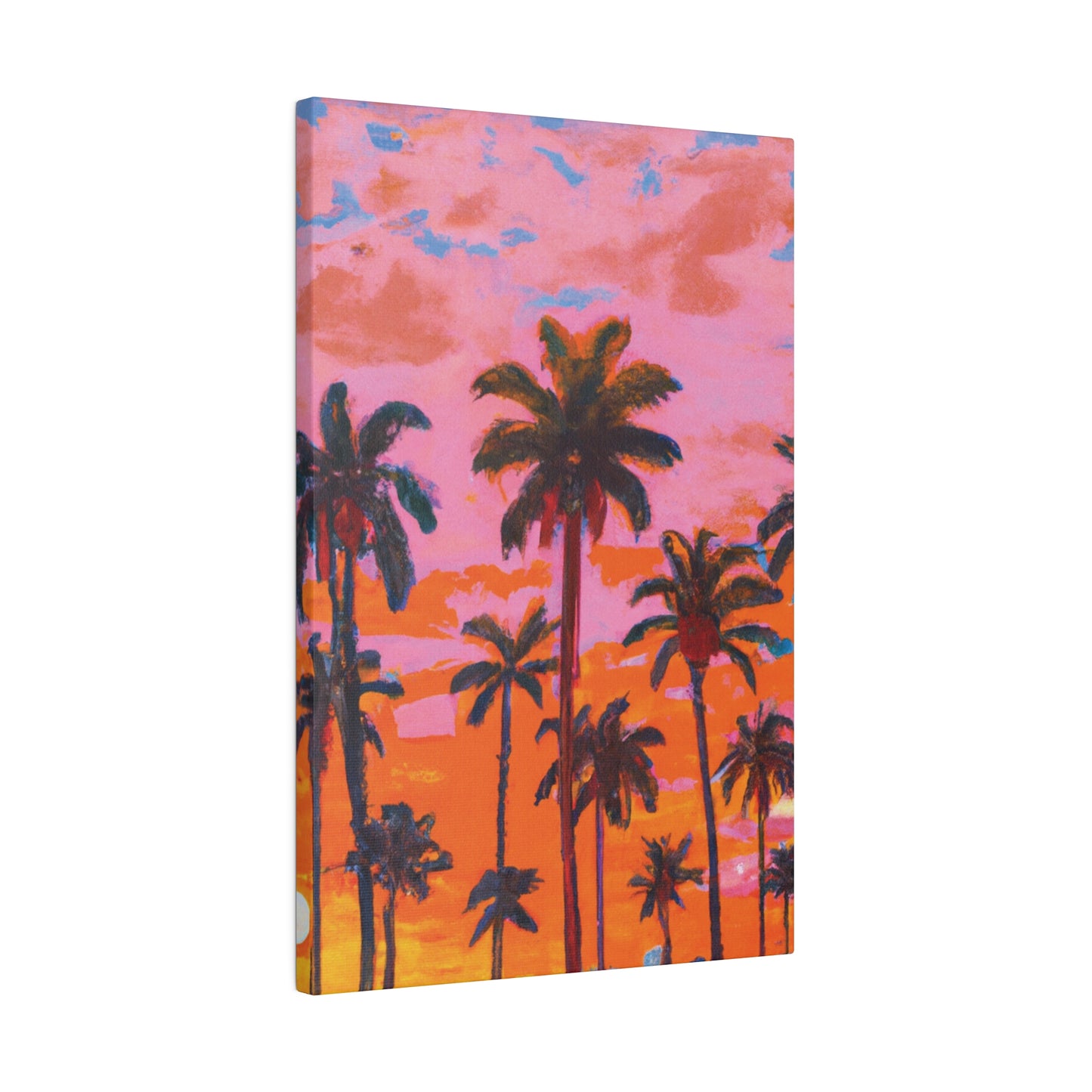 9385A - Miami Beach Sunset Painting Print | Miami | Beach | Sunset | Poster | Home Decor | Wall Art | Canvas