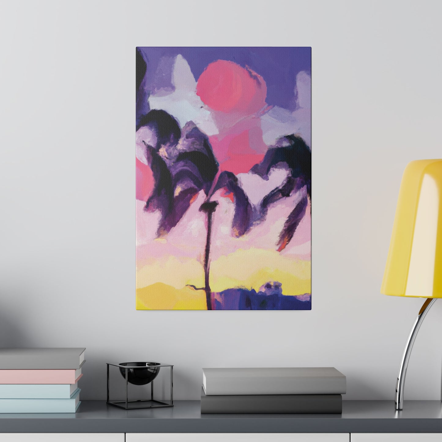 8189L - Miami Beach Sunset Painting Print | Miami | Beach | Sunset | Poster | Home Decor | Wall Art | Canvas