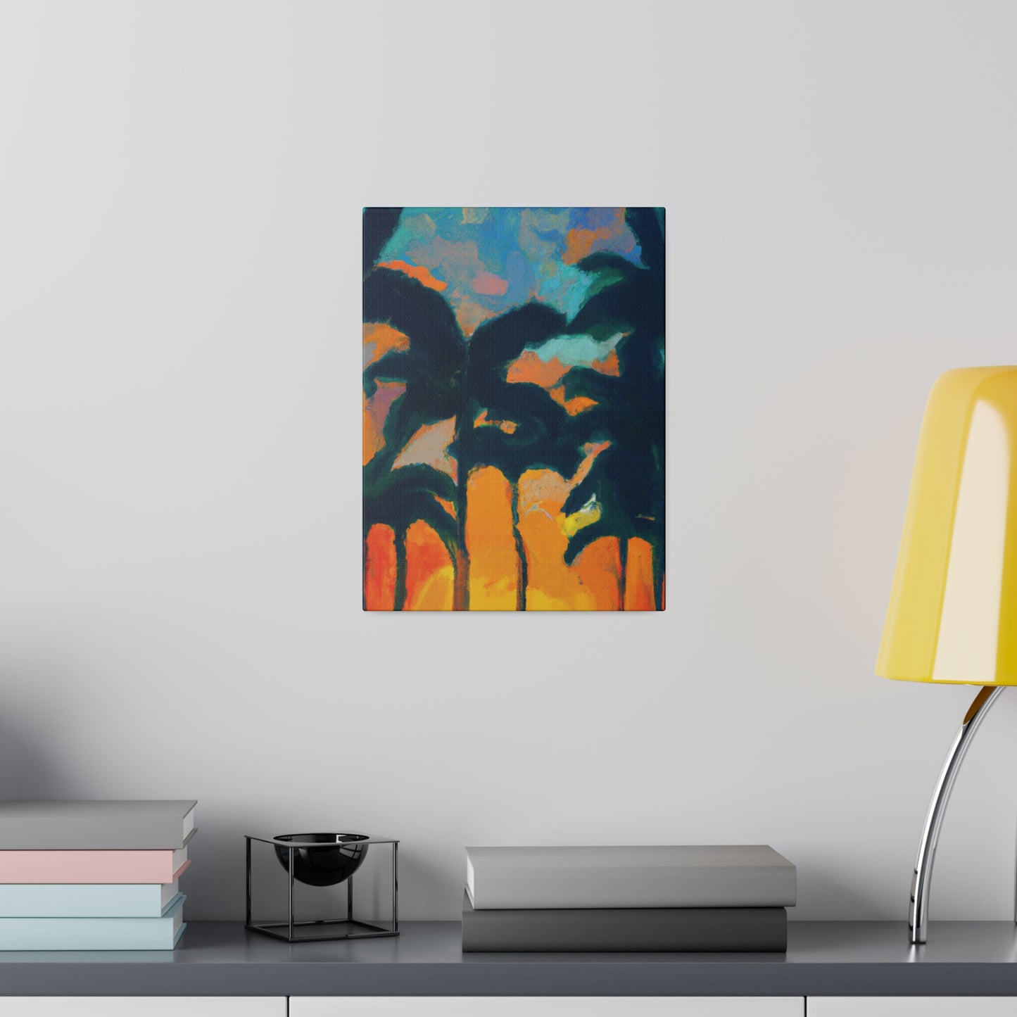 6877B - Miami Beach Sunset Painting Print | Miami | Beach | Sunset | Poster | Home Decor | Wall Art | Canvas