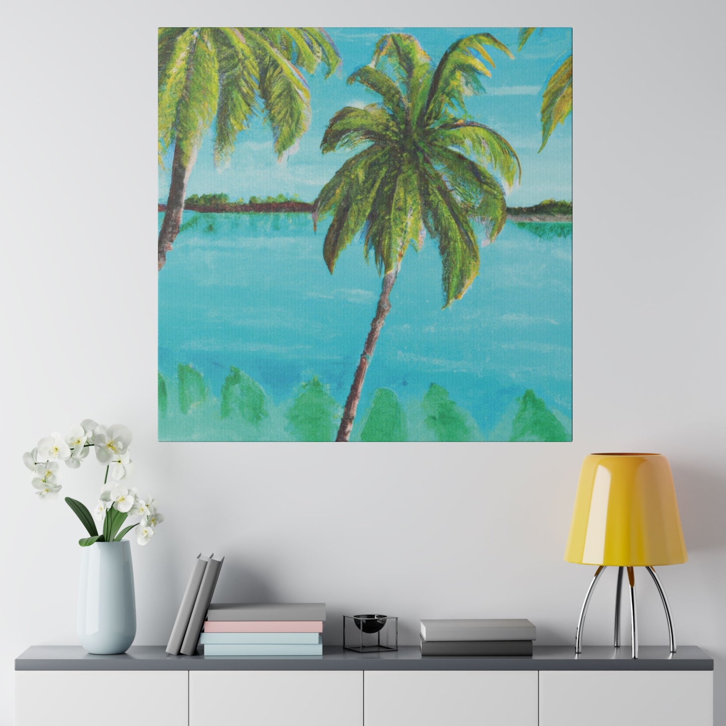 6598N - Bahamas Ocean Painting Print | Bahamas | Ocean | Beach | Poster | Home Decor | Wall Art | Canvas