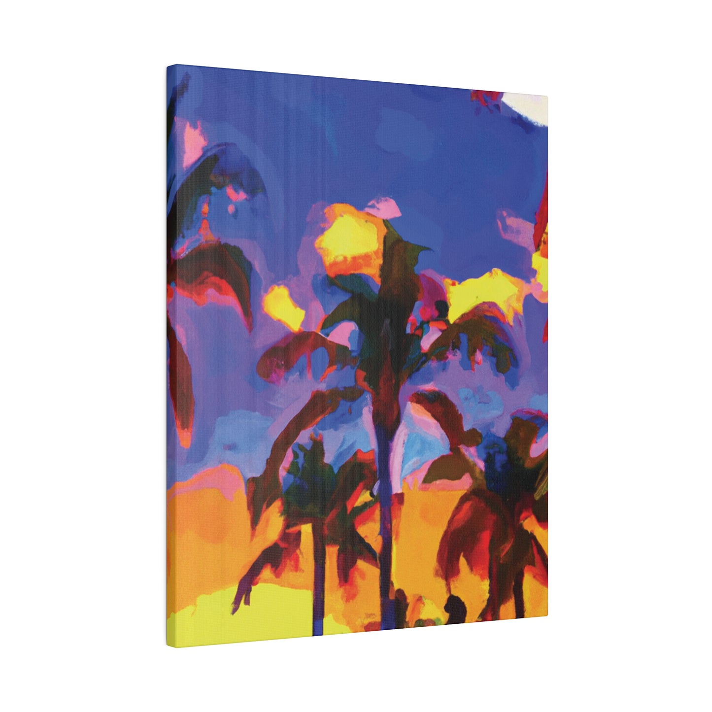 3162U - Miami Beach Sunset Painting Print | Miami | Beach | Sunset | Poster | Home Decor | Wall Art | Canvas