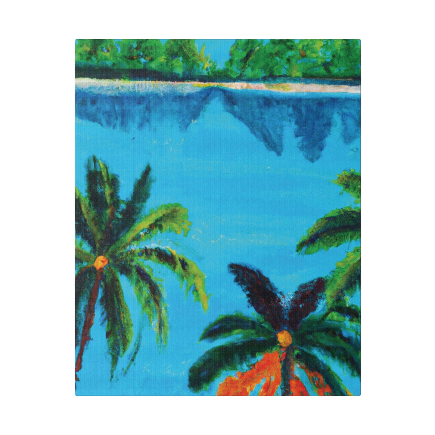 7373A - Bahamas Ocean Painting Print | Bahamas | Ocean | Beach | Poster | Home Decor | Wall Art | Canvas