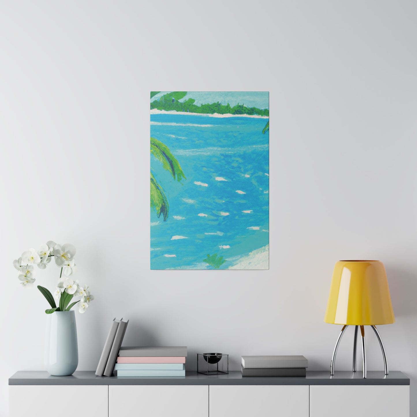 5684E - Bahamas Ocean Painting Print | Bahamas | Ocean | Beach | Poster | Home Decor | Wall Art | Canvas