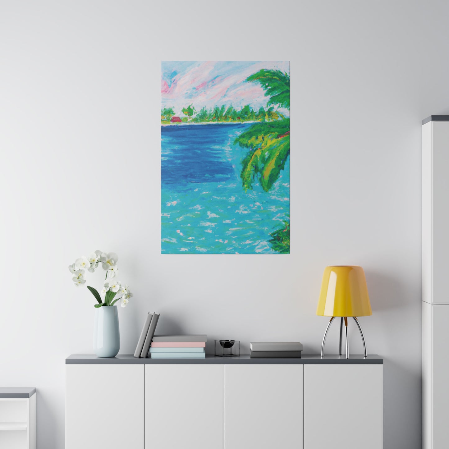 3265X - Bahamas Ocean Painting Print | Bahamas | Ocean | Beach | Poster | Home Decor | Wall Art | Canvas