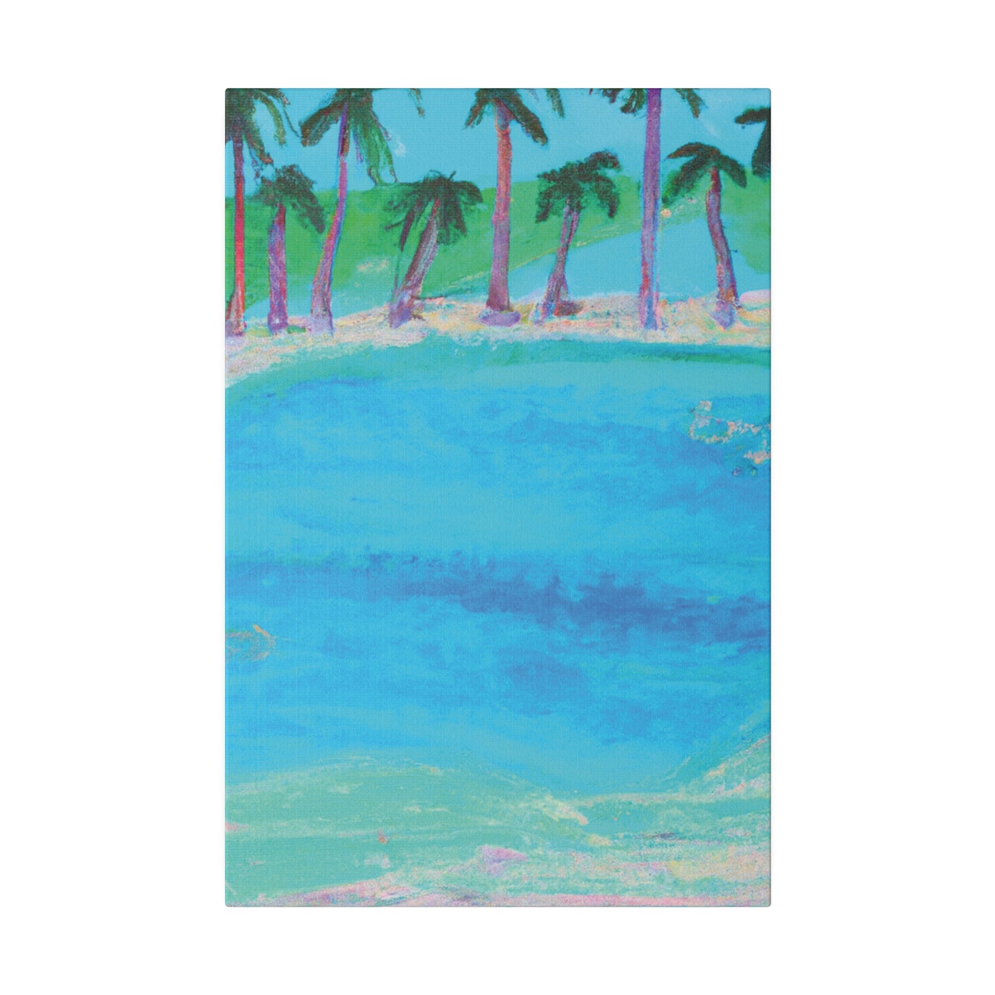 7907S - Bahamas Ocean Painting Print | Bahamas | Ocean | Beach | Poster | Home Decor | Wall Art | Canvas