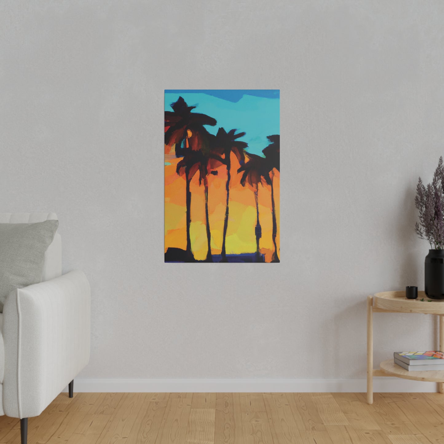 3606O - Miami Beach Sunset Painting Print | Miami | Beach | Sunset | Poster | Home Decor | Wall Art | Canvas