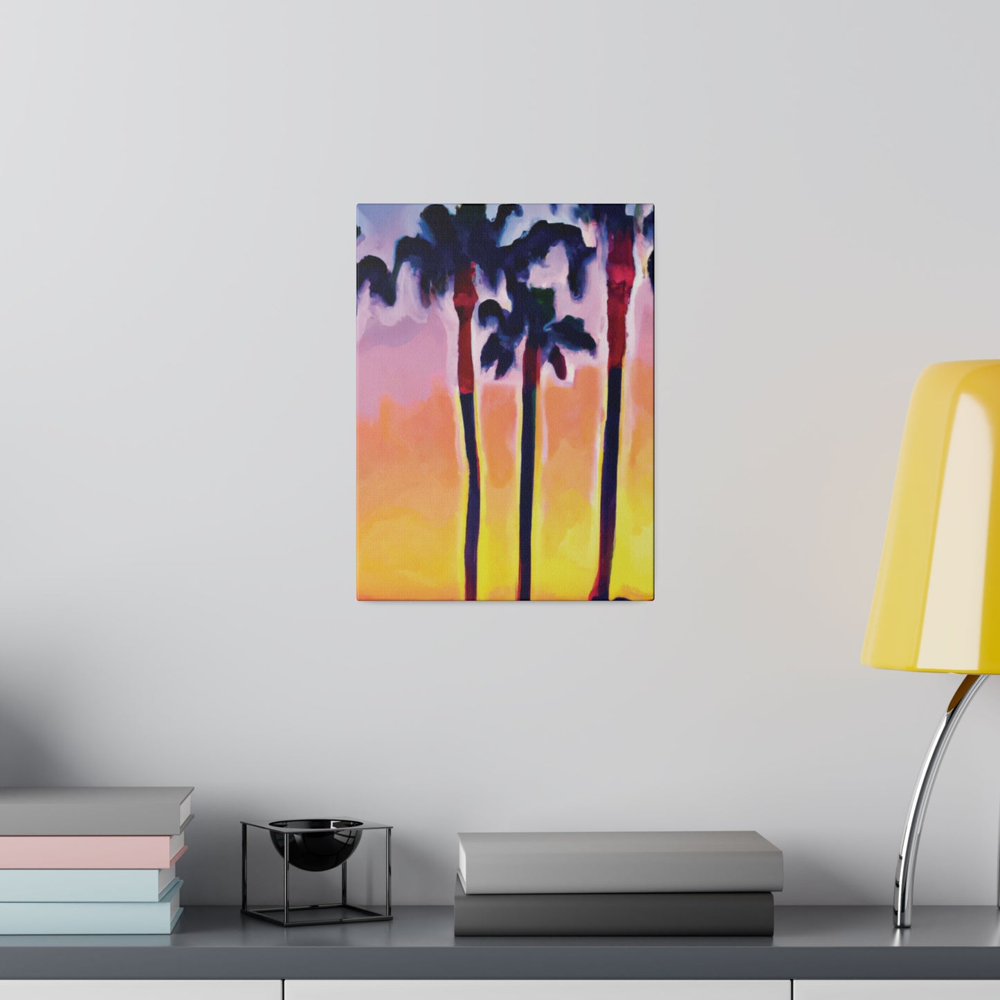 7116C - Miami Beach Sunset Painting Print | Miami | Beach | Sunset | Poster | Home Decor | Wall Art | Canvas