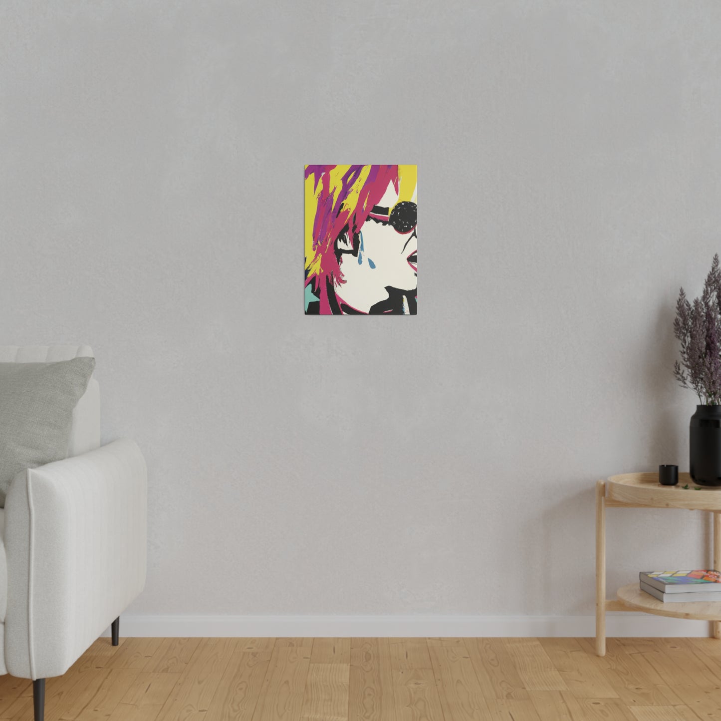 1794Z - Rockstar Painting Print | Face | Abstract | Poster | Home Decor | Wall Art | Music Art | Canvas