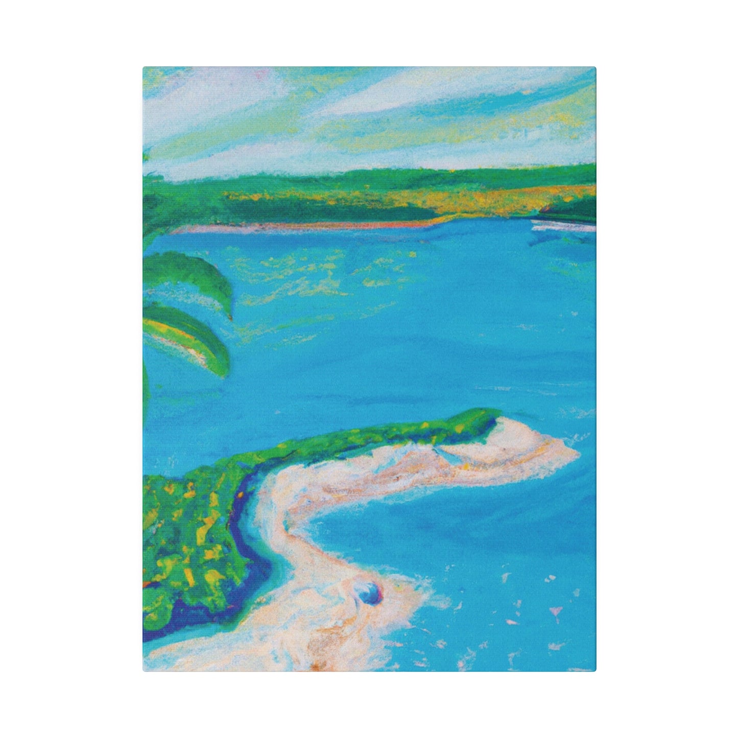 4895I - Bahamas Ocean Painting Print | Bahamas | Ocean | Beach | Poster | Home Decor | Wall Art | Canvas