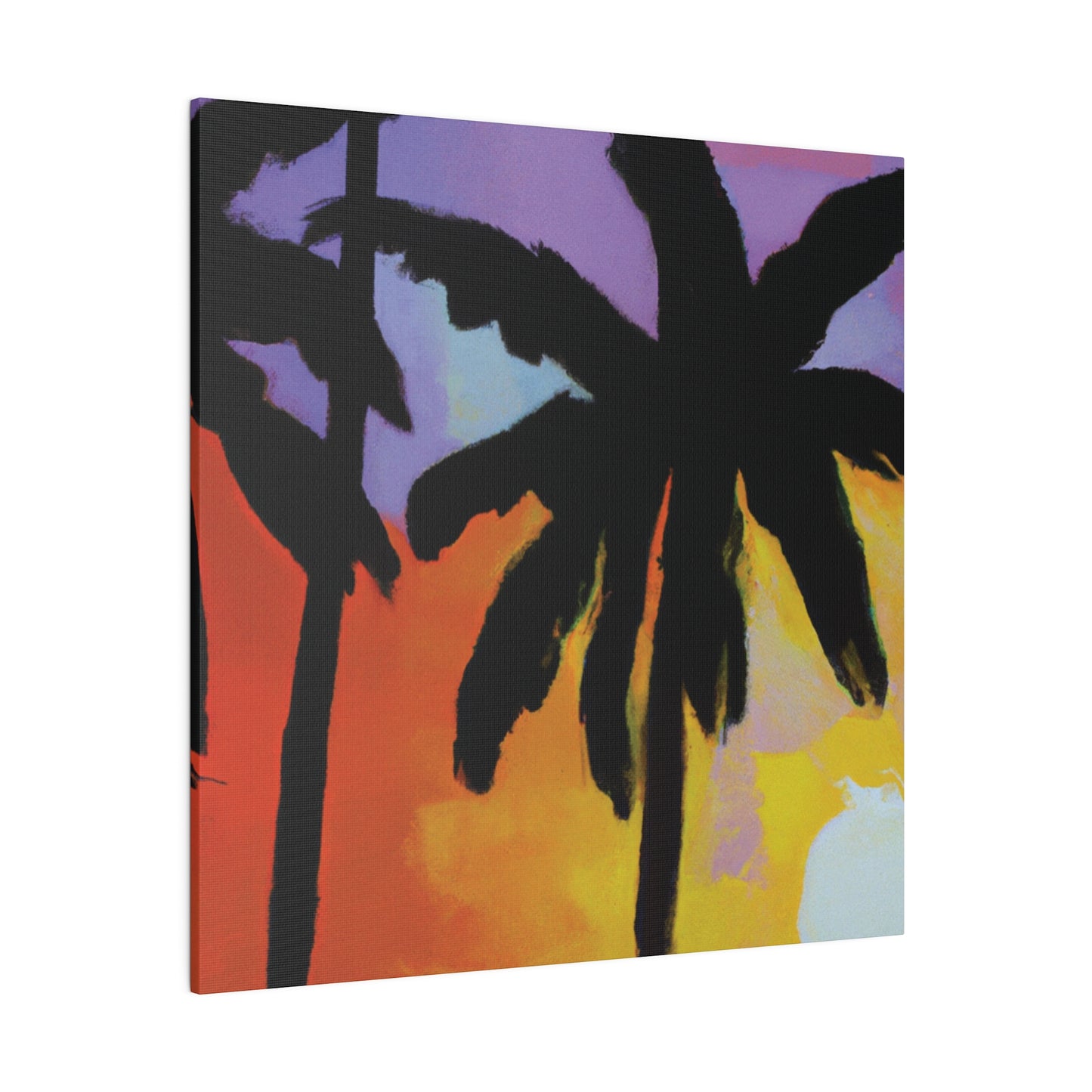 8594V - Miami Beach Sunset Painting Print | Miami | Beach | Sunset | Poster | Home Decor | Wall Art | Canvas