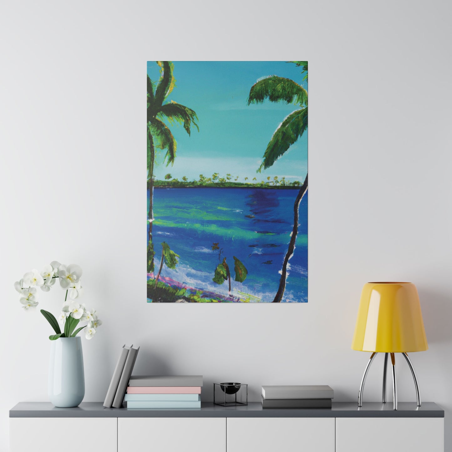 5491V - Bahamas Ocean Painting Print | Bahamas | Ocean | Beach | Poster | Home Decor | Wall Art | Canvas