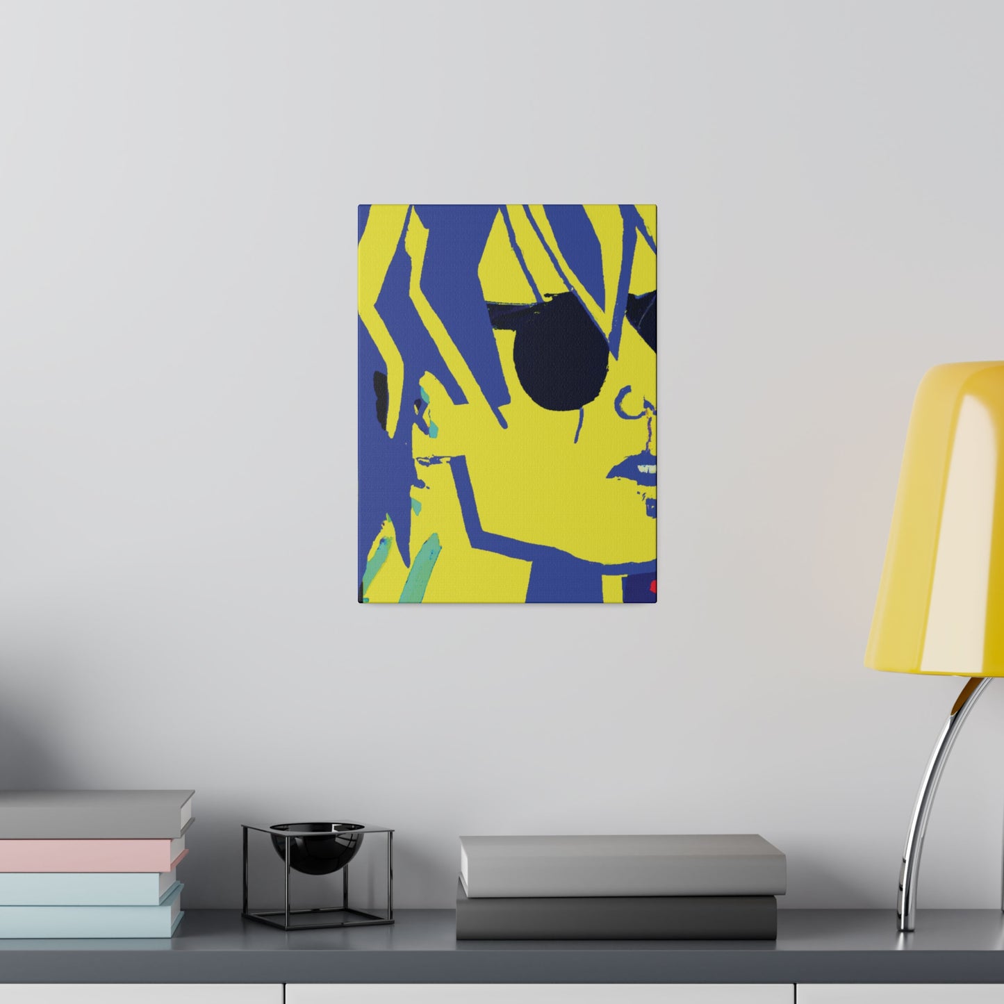 5225U - Rockstar Painting Print | Face | Abstract | Poster | Home Decor | Wall Art | Music Art | Canvas