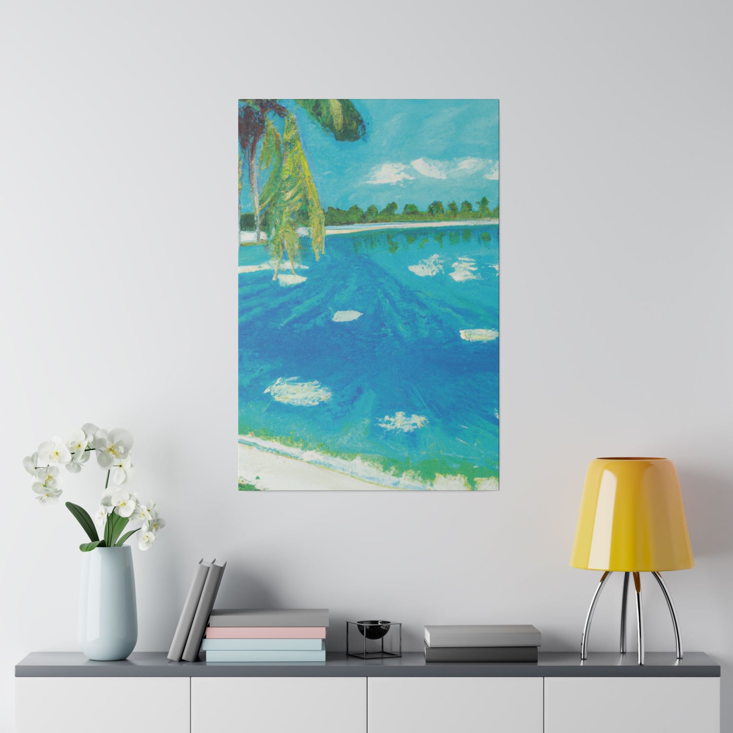 9365U - Bahamas Ocean Painting Print | Bahamas | Ocean | Beach | Poster | Home Decor | Wall Art | Canvas