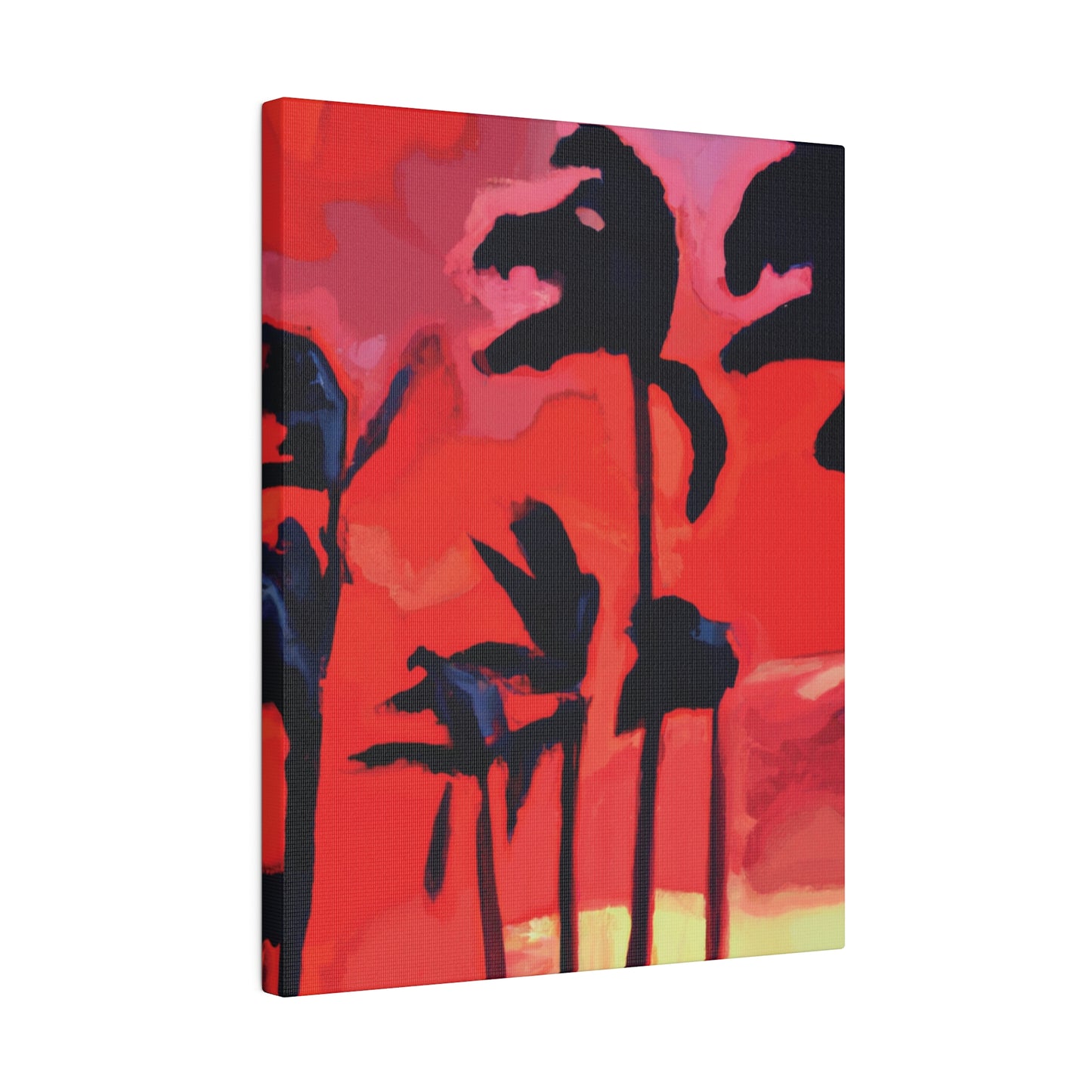 7933T - Miami Beach Sunset Painting Print | Miami | Beach | Sunset | Poster | Home Decor | Wall Art | Canvas