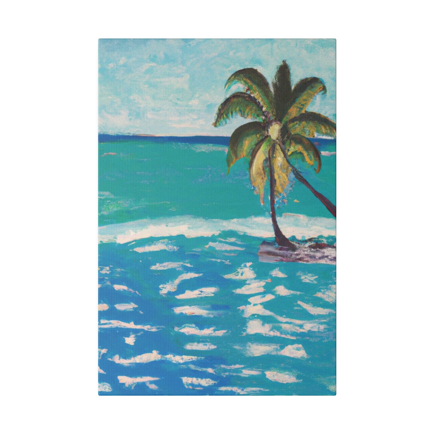 4081V - Bahamas Ocean Painting Print | Bahamas | Ocean | Beach | Poster | Home Decor | Wall Art | Canvas