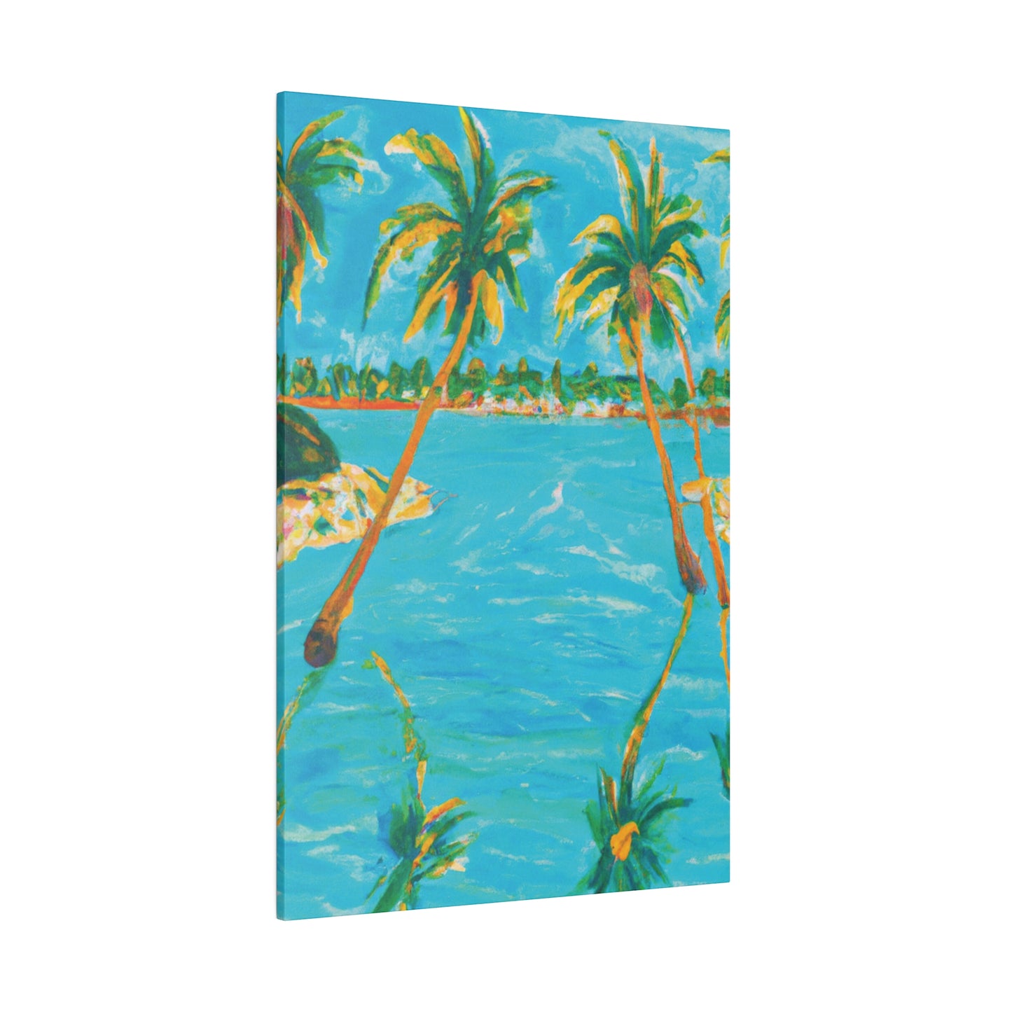 4338G - Bahamas Ocean Painting Print | Bahamas | Ocean | Beach | Poster | Home Decor | Wall Art | Canvas