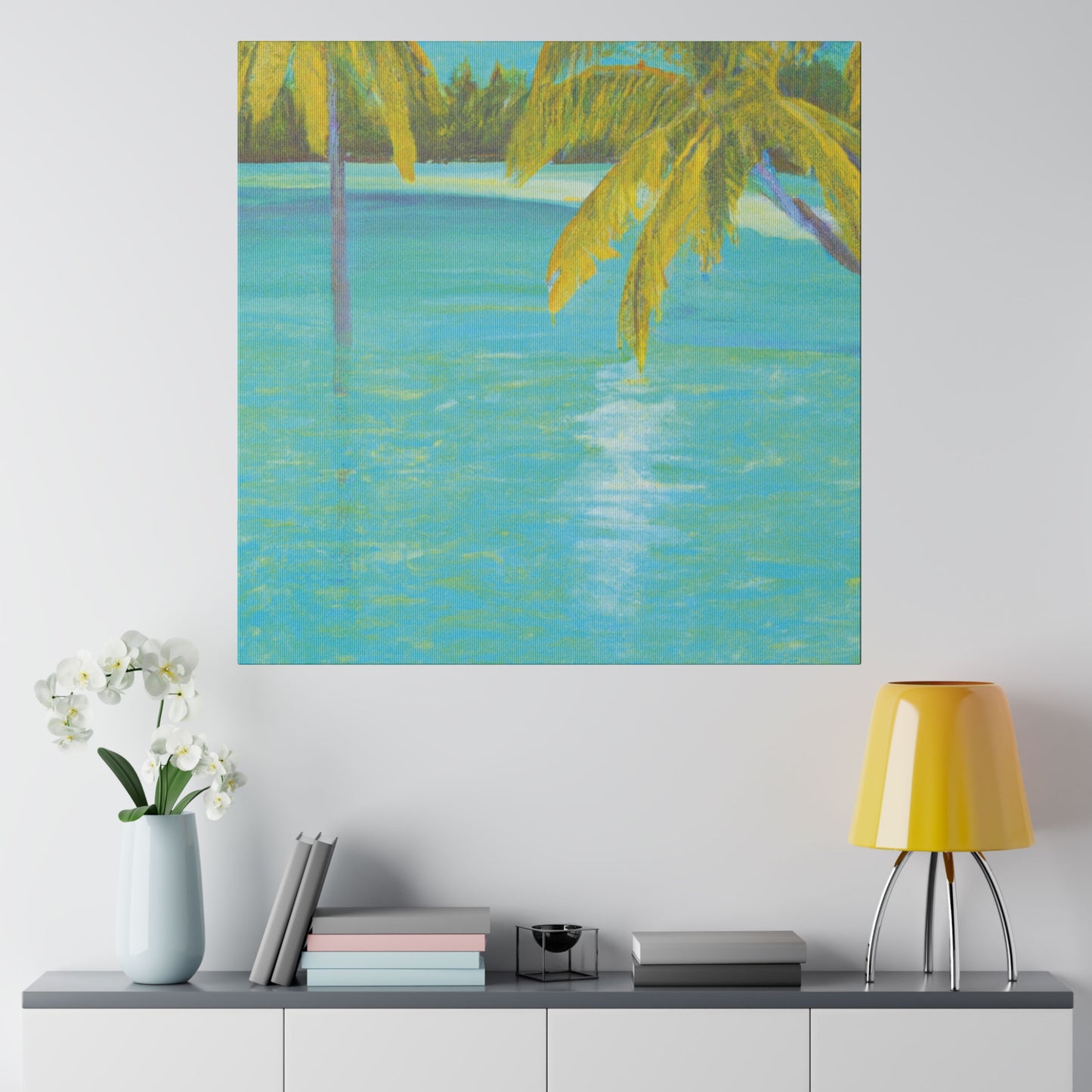 3412M - Bahamas Ocean Painting Print | Bahamas | Ocean | Beach | Poster | Home Decor | Wall Art | Canvas