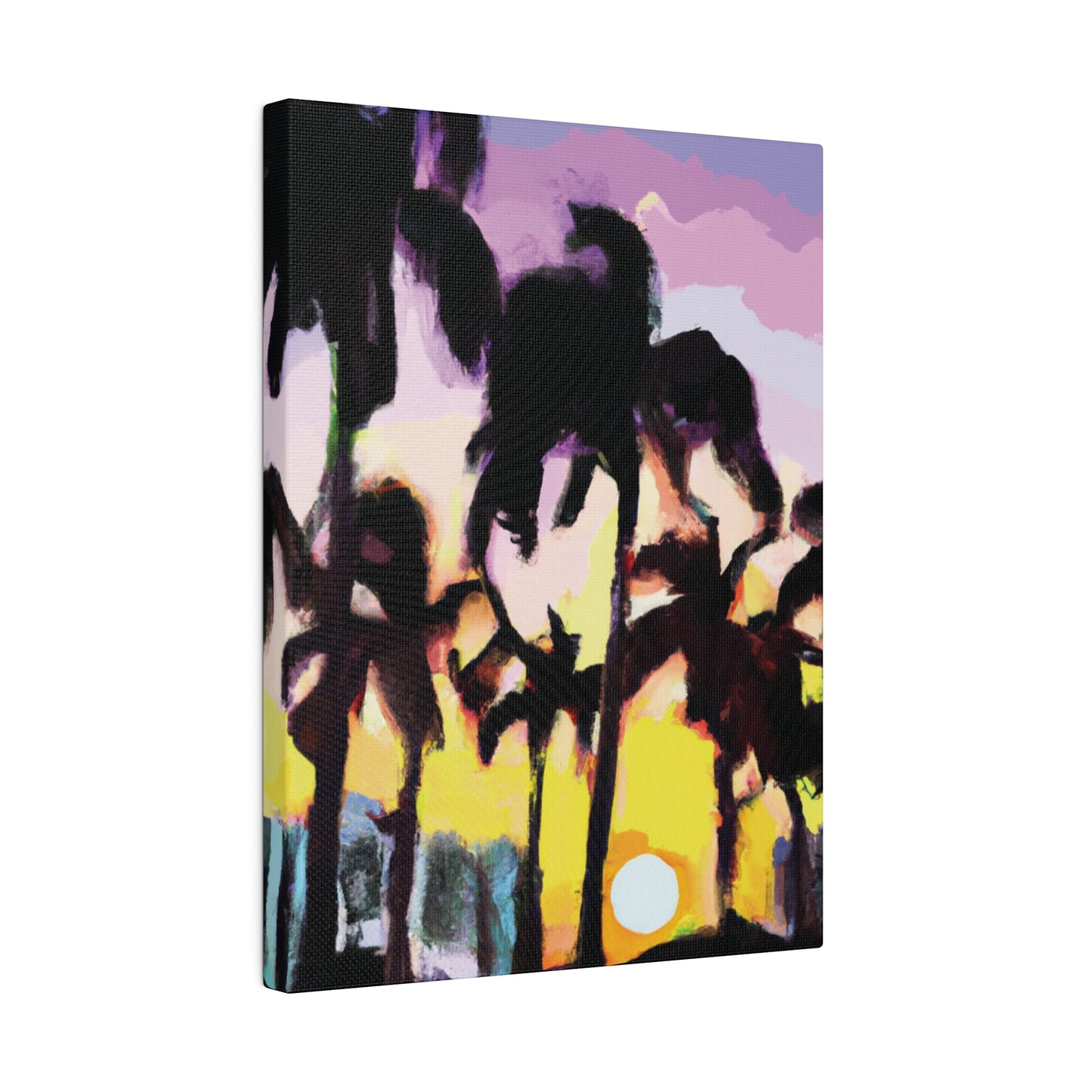 5231Y - Miami Beach Sunset Painting Print | Miami | Beach | Sunset | Poster | Home Decor | Wall Art | Canvas