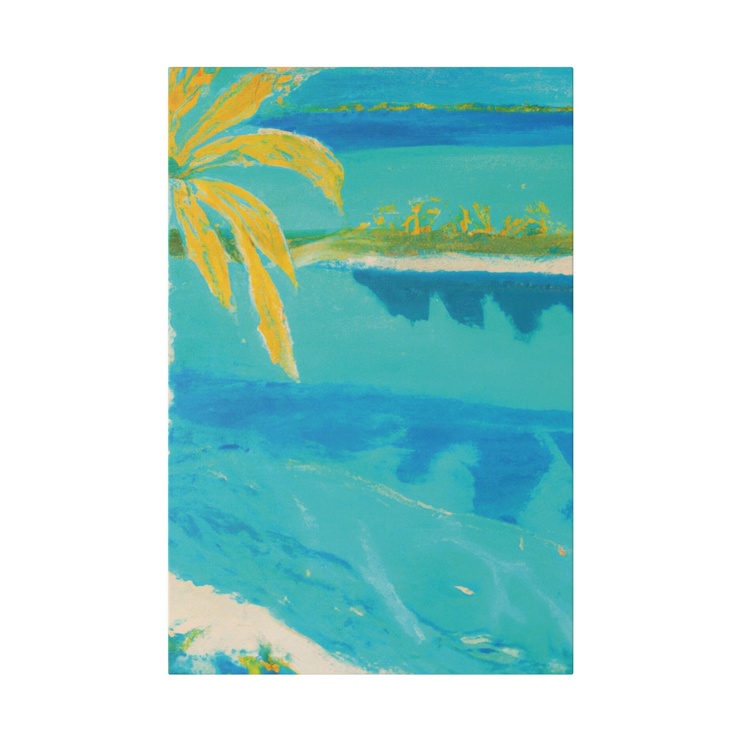 9110Q - Bahamas Ocean Painting Print | Bahamas | Ocean | Beach | Poster | Home Decor | Wall Art | Canvas
