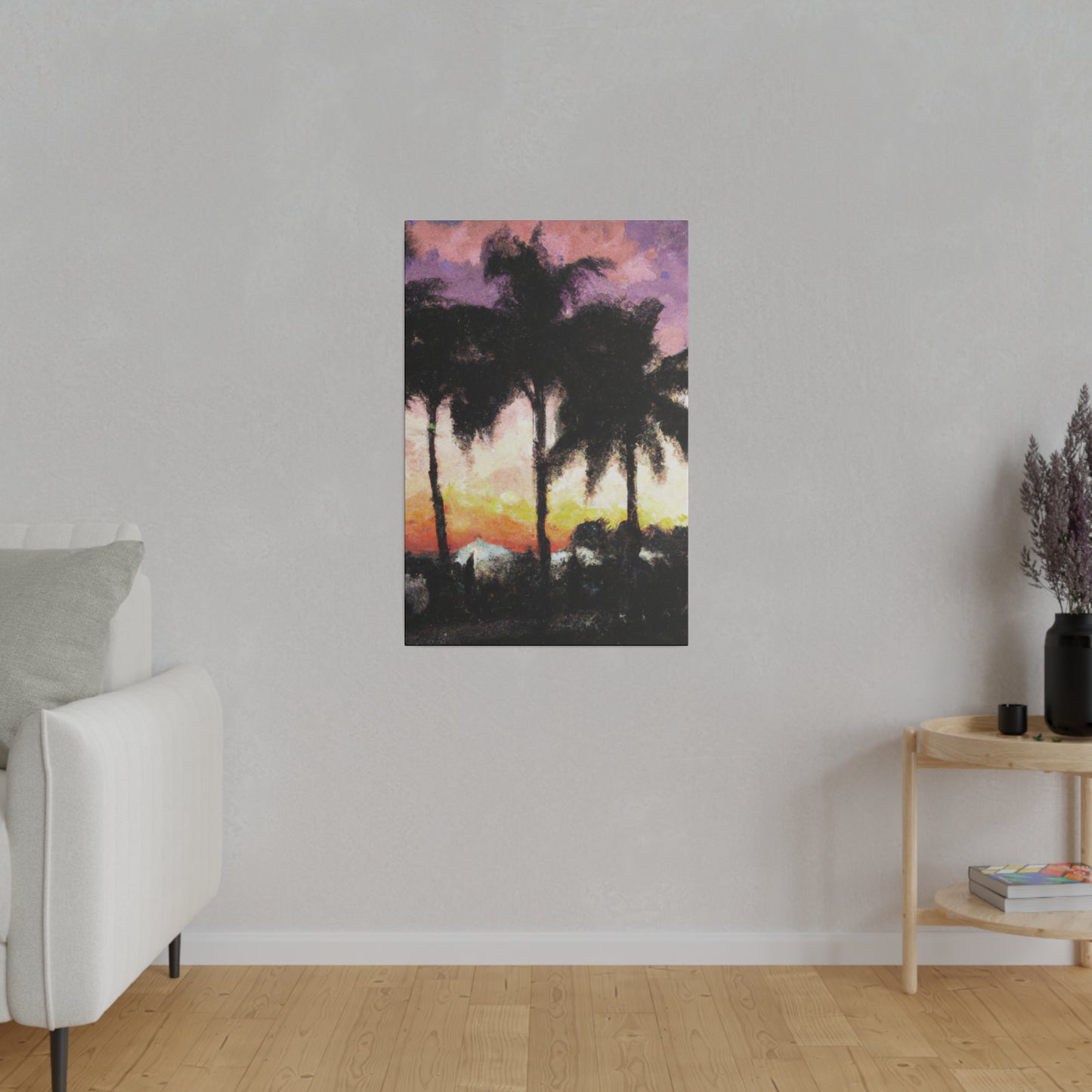 8185A - Miami Beach Sunset Painting Print | Miami | Beach | Sunset | Poster | Home Decor | Wall Art | Canvas