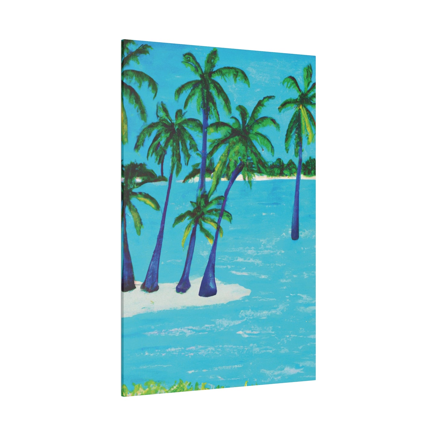 2486G - Bahamas Ocean Painting Print | Bahamas | Ocean | Beach | Poster | Home Decor | Wall Art | Canvas